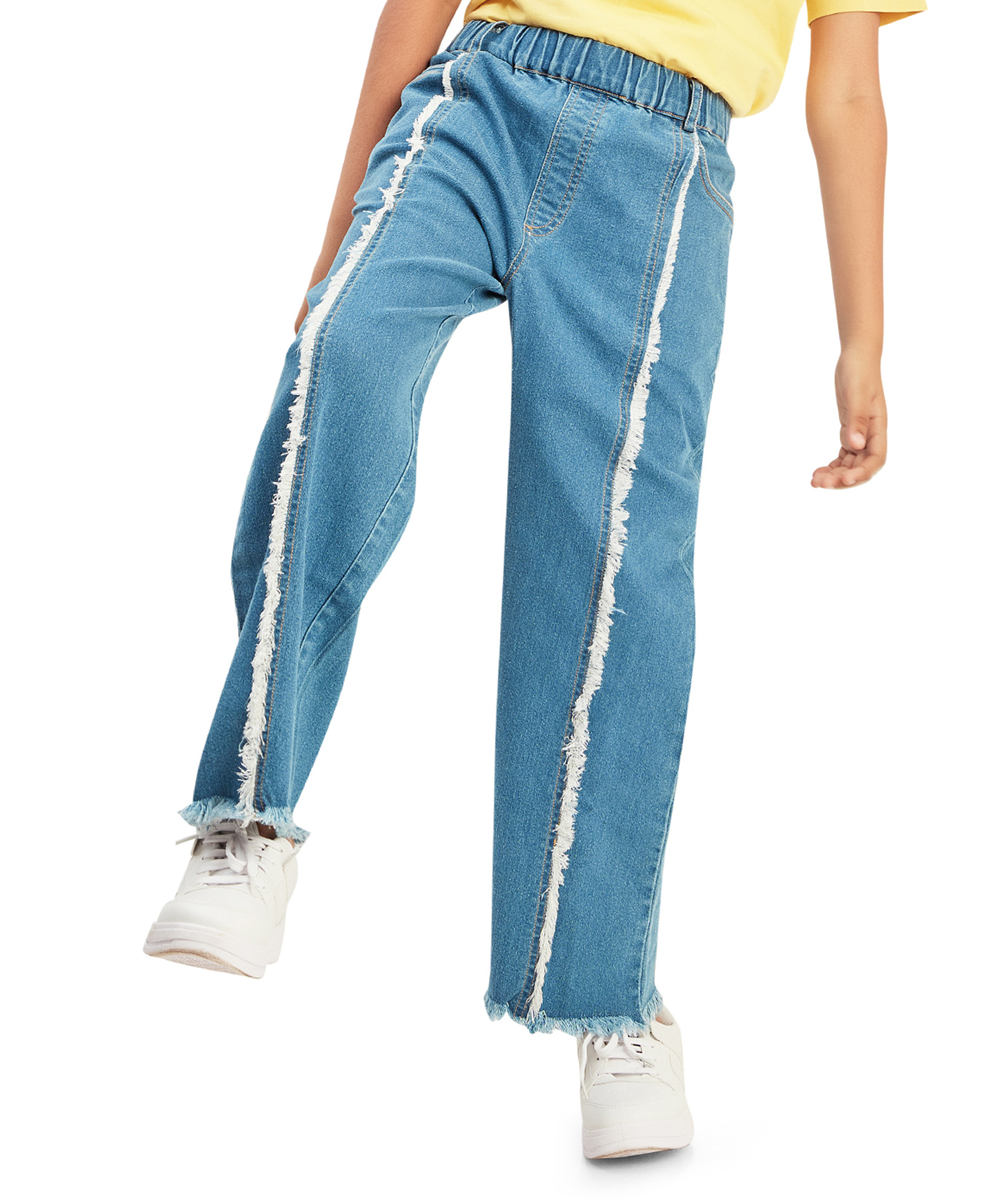 Olele Denim Woven Distressed Jeans - Blue-picture-26