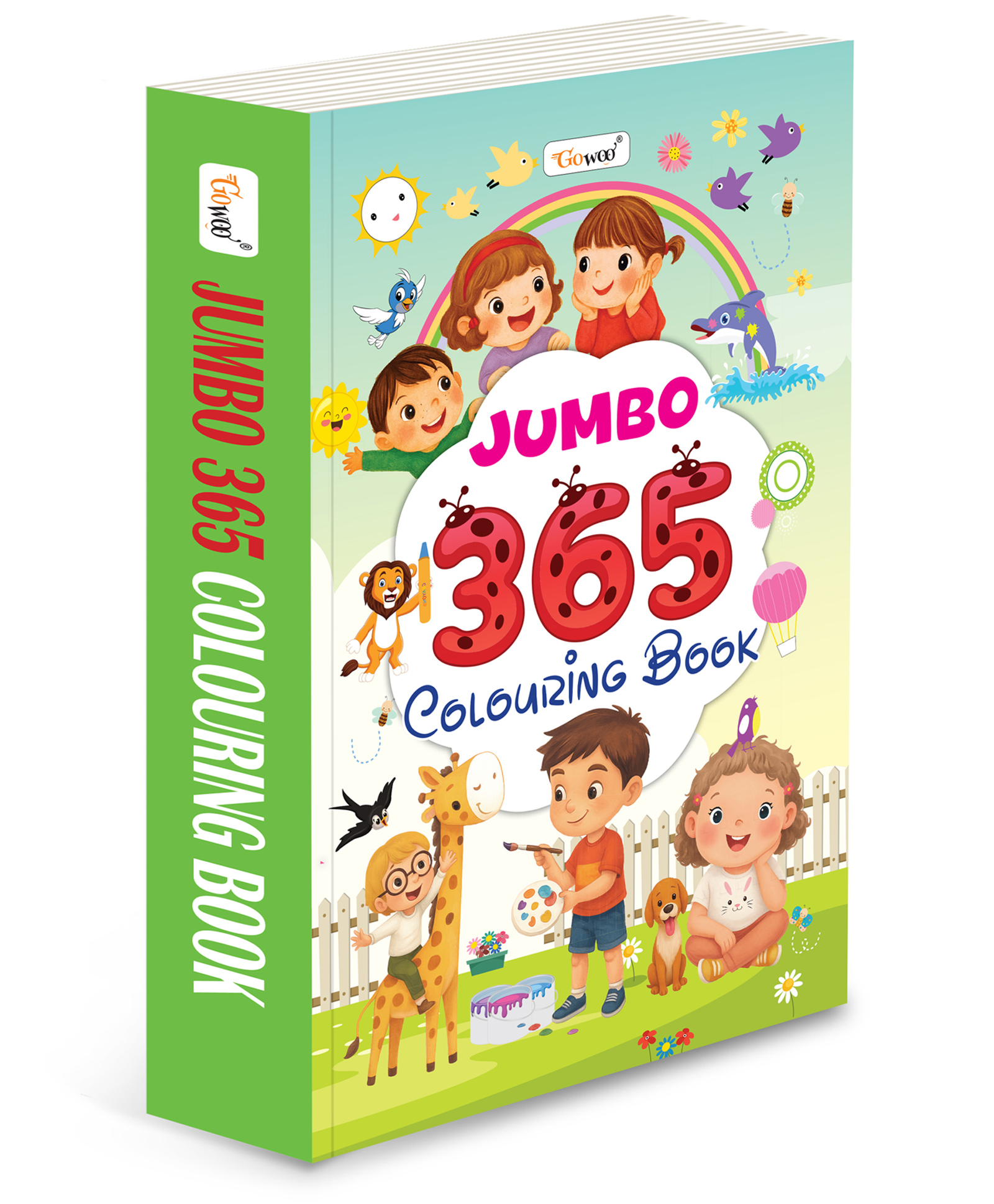JUMBO 365 Colouring Book knowledge book for kids, preschool colouring book, smart learning through colouring, brain boosting book for kids, toddler educational book, colourful learning book - English-image-39