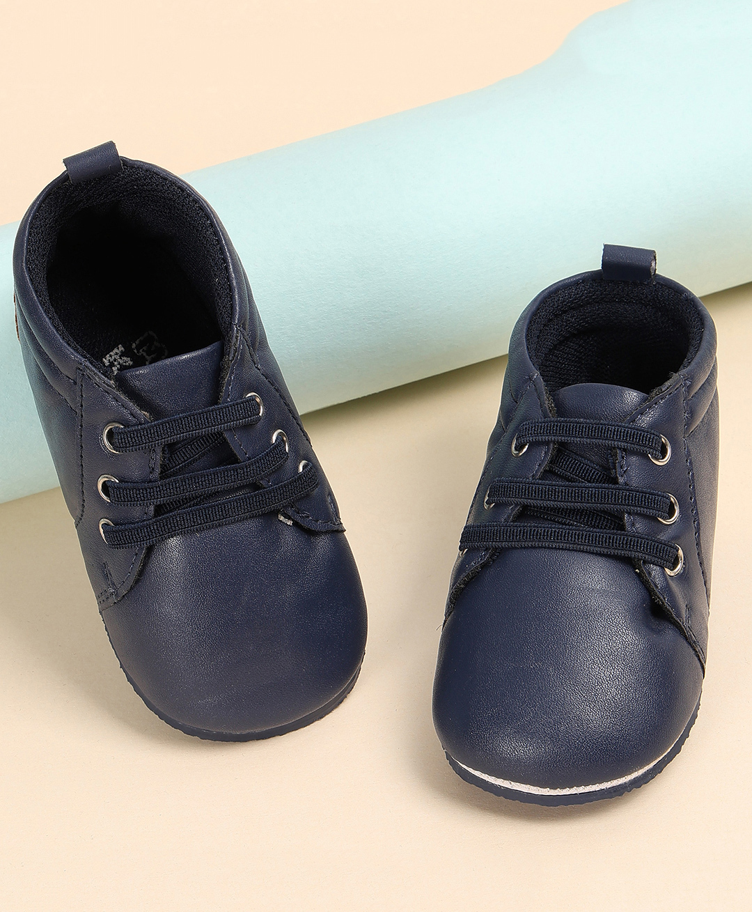 MINI KLUB Solid Lace up Unisex Booties - Navy Blue-picture-12