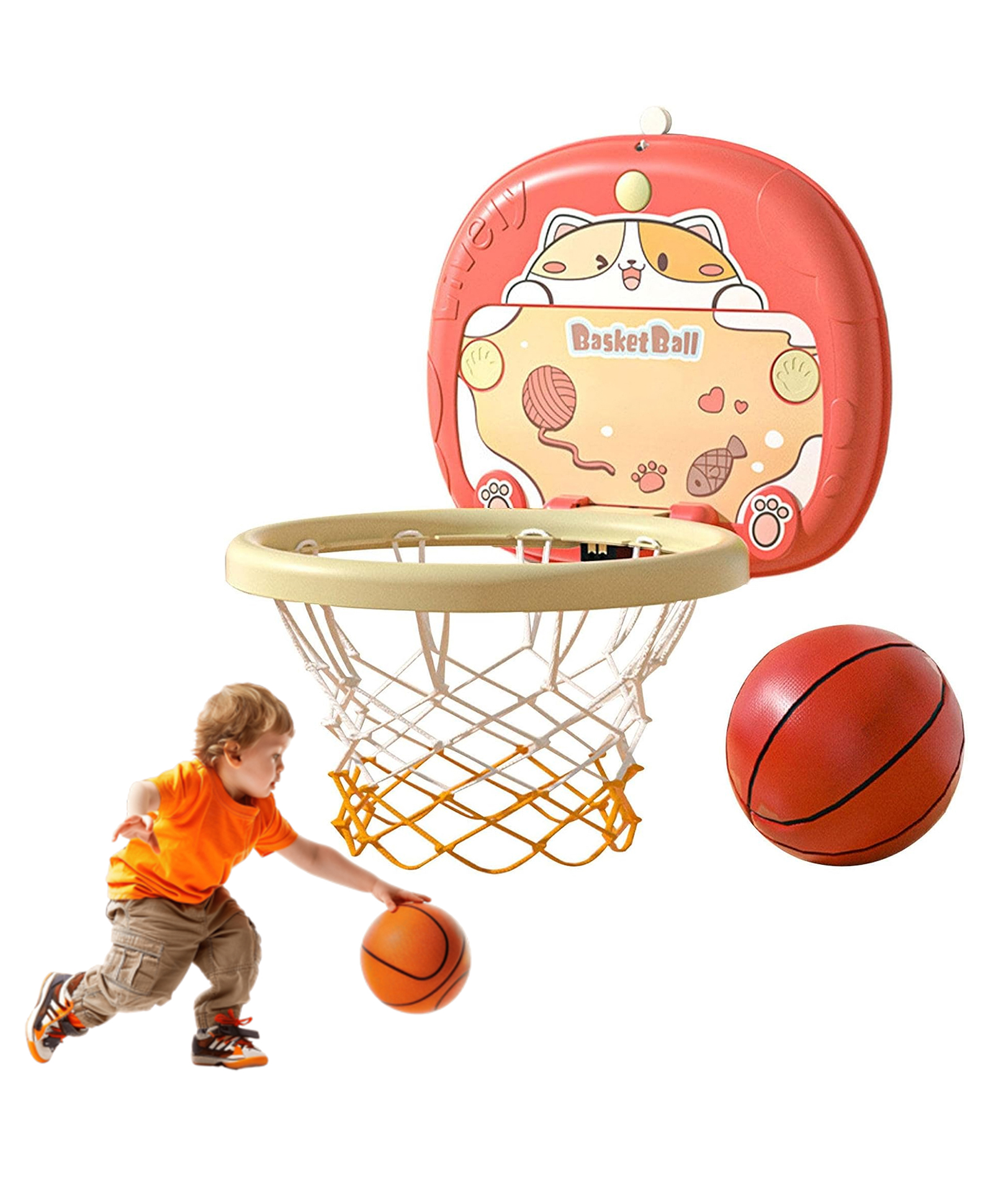 Kidology Indoor Mini Wall Basketball Hoop Set-image-46