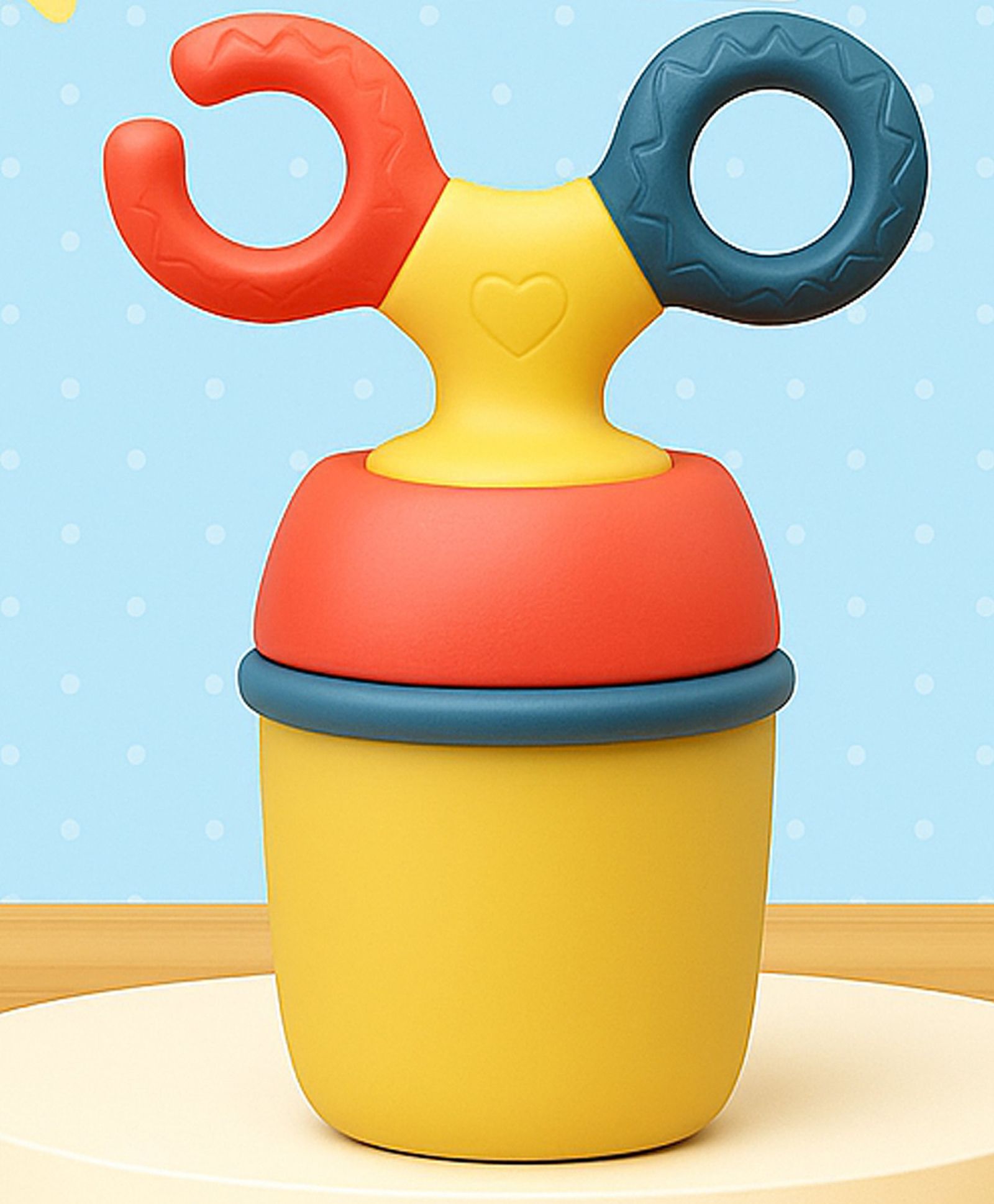 Tinny Tots Baby Pack Of 1 Fresh Fruit/Vegetable Food Feeder Nibbler Soother Teething Teether For Babies BPA Free (ASSORTED COLOURS)-image-25