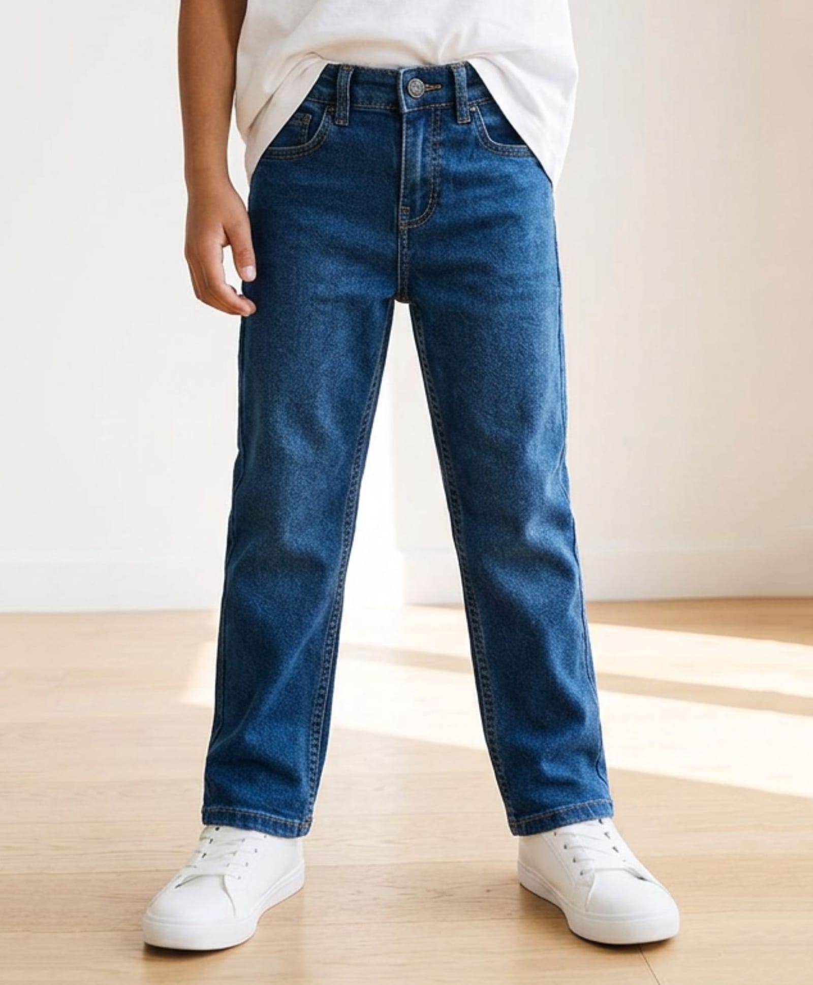 Tales & Stories Denim Woven Washed Jeans - Blue-picture-41
