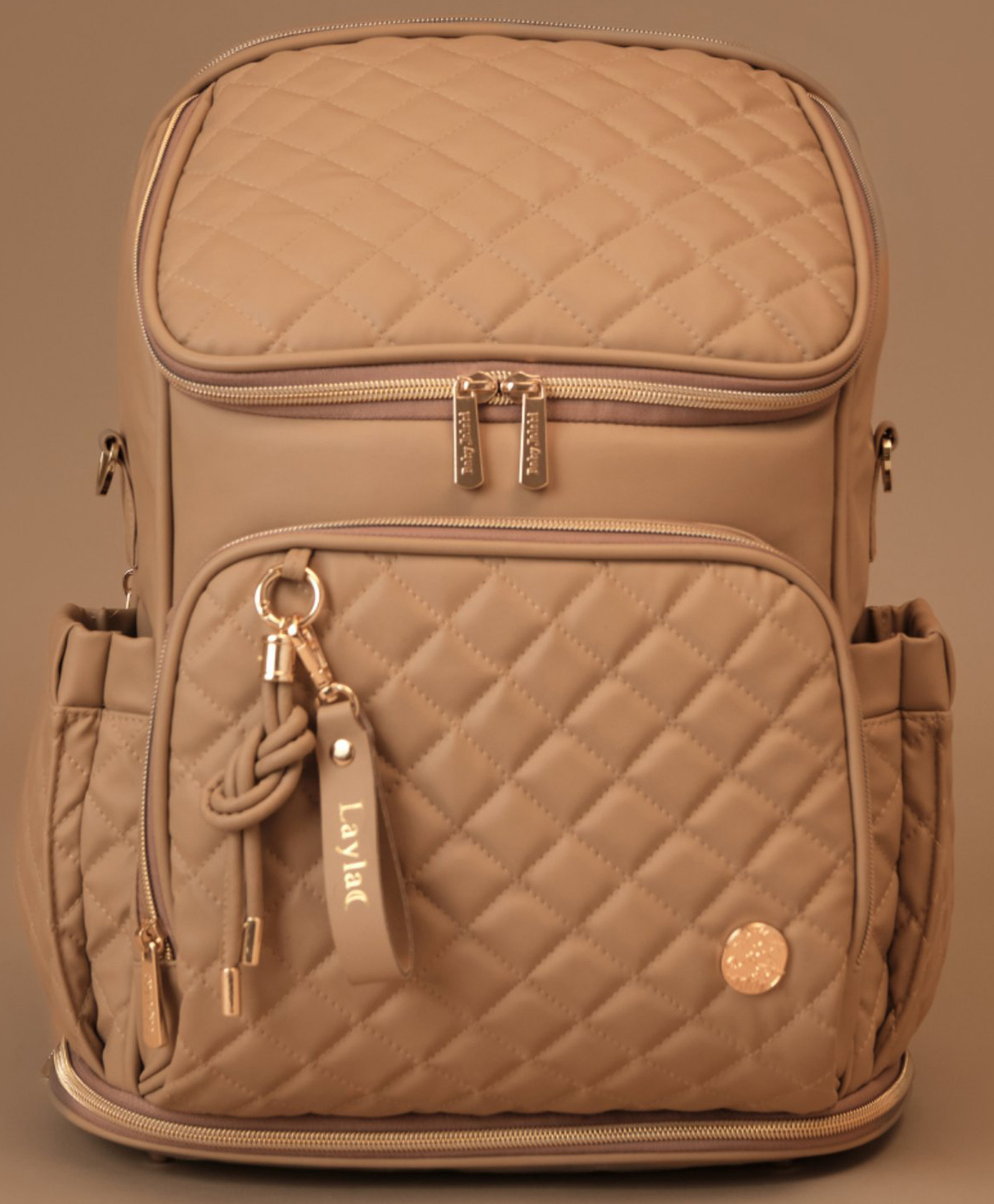Baby jalebi City Trooper diaper bag Caramel-picture-18