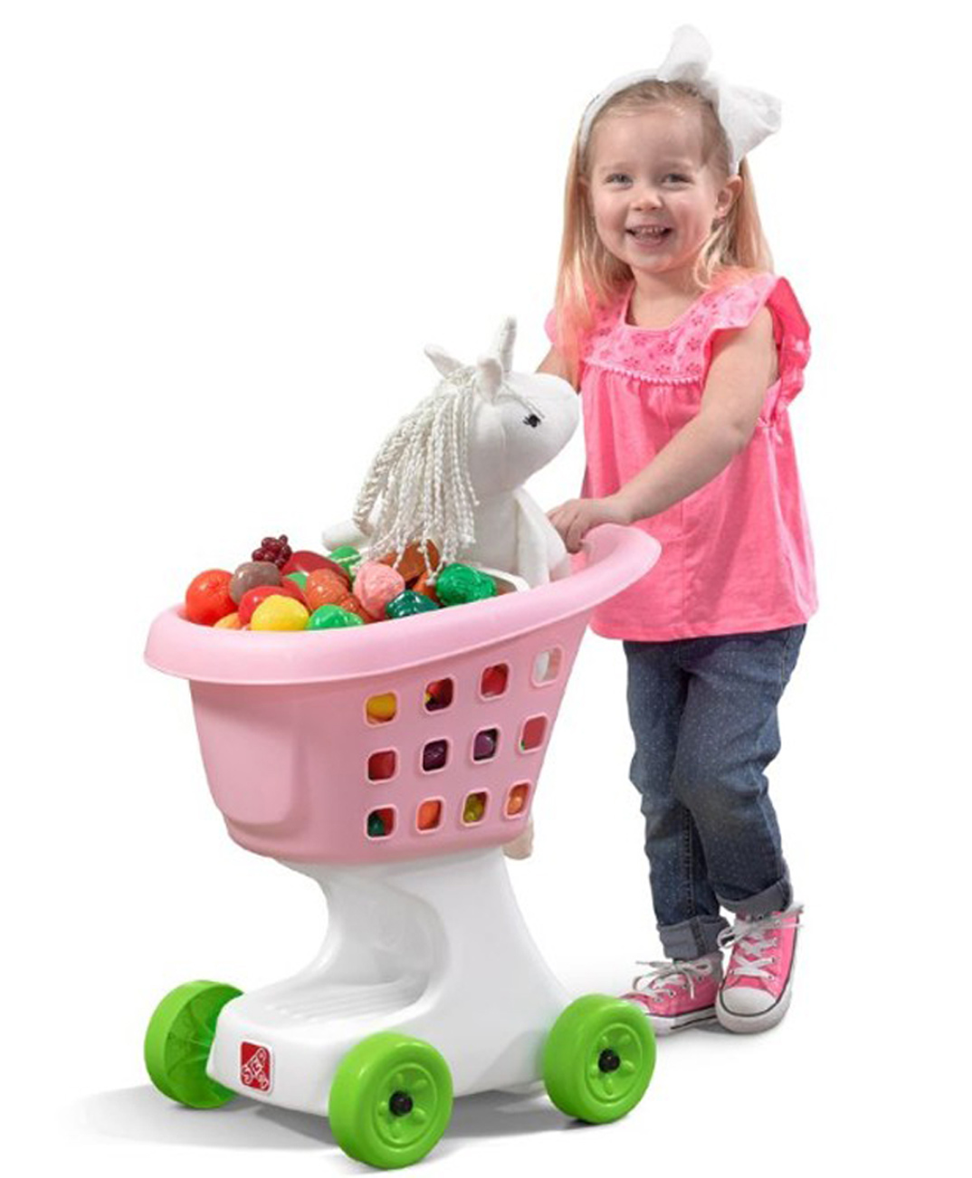 Step2 Little Helper's Shopping Cart (Pink)-picture-9