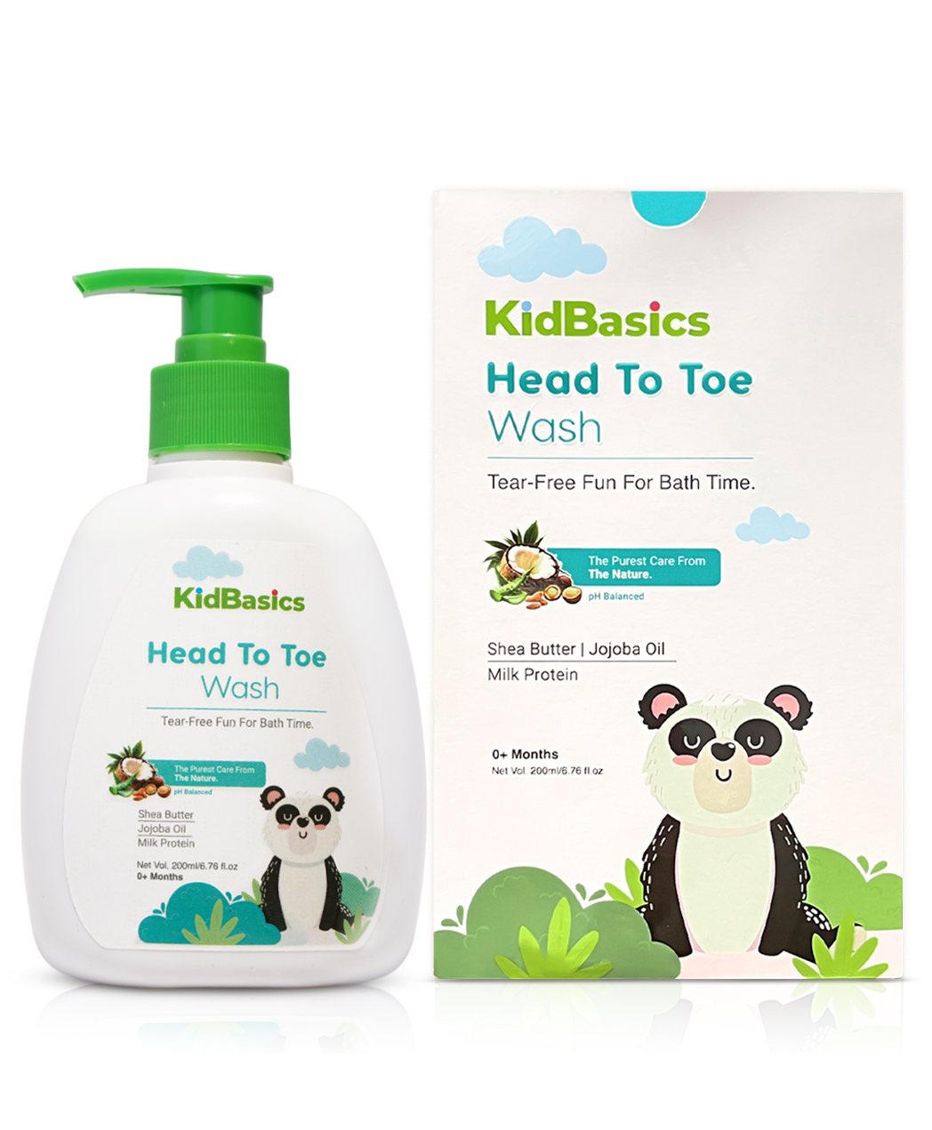 KIDBASICS Head-to-Toe Wash for Babies - 200 ml-picture-10