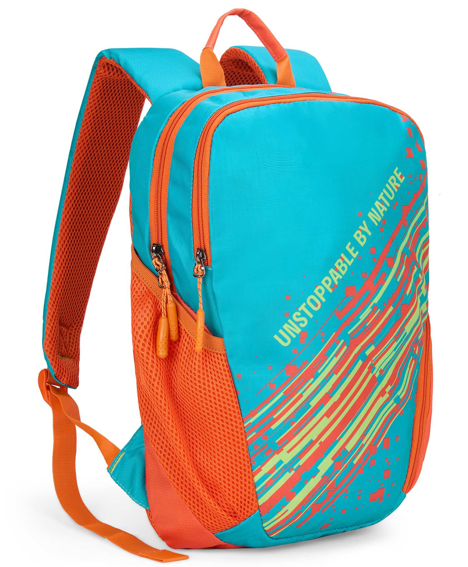 CITIZEN Value70 15L Backpack | Lightweight Polyester | 2 Spacious Compartments | Side Mesh & Zipper Pocket | Quick Access Front Pocket | Cushioned Back | Adjustable Padded Straps - 18 Inches-image-6