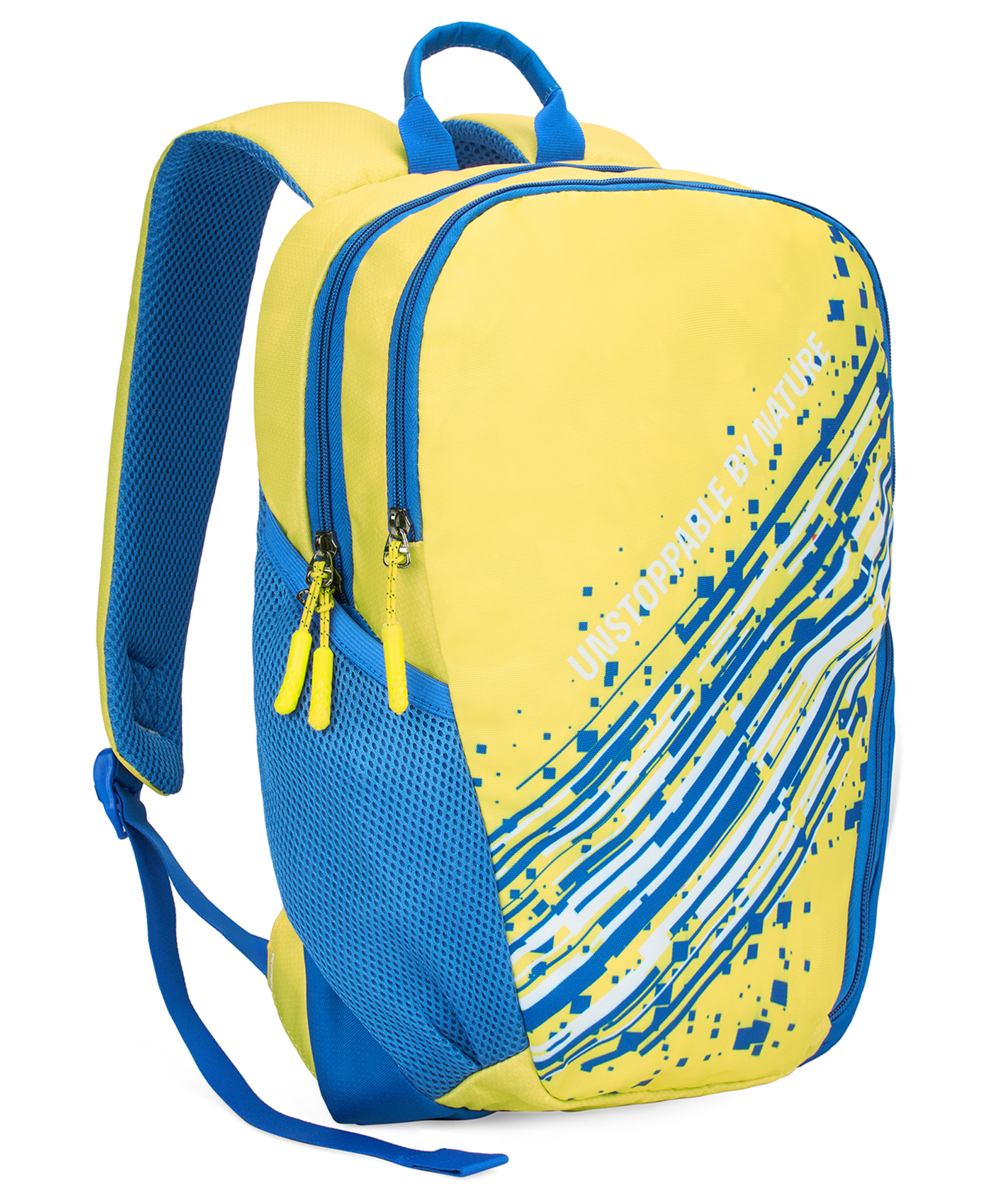 CITIZEN Value70 15L Backpack | Lightweight Polyester | 2 Spacious Compartments | Side Mesh & Zipper Pocket | Quick Access Front Pocket | Cushioned Back | Adjustable Padded Straps - 18 Inches-image-3