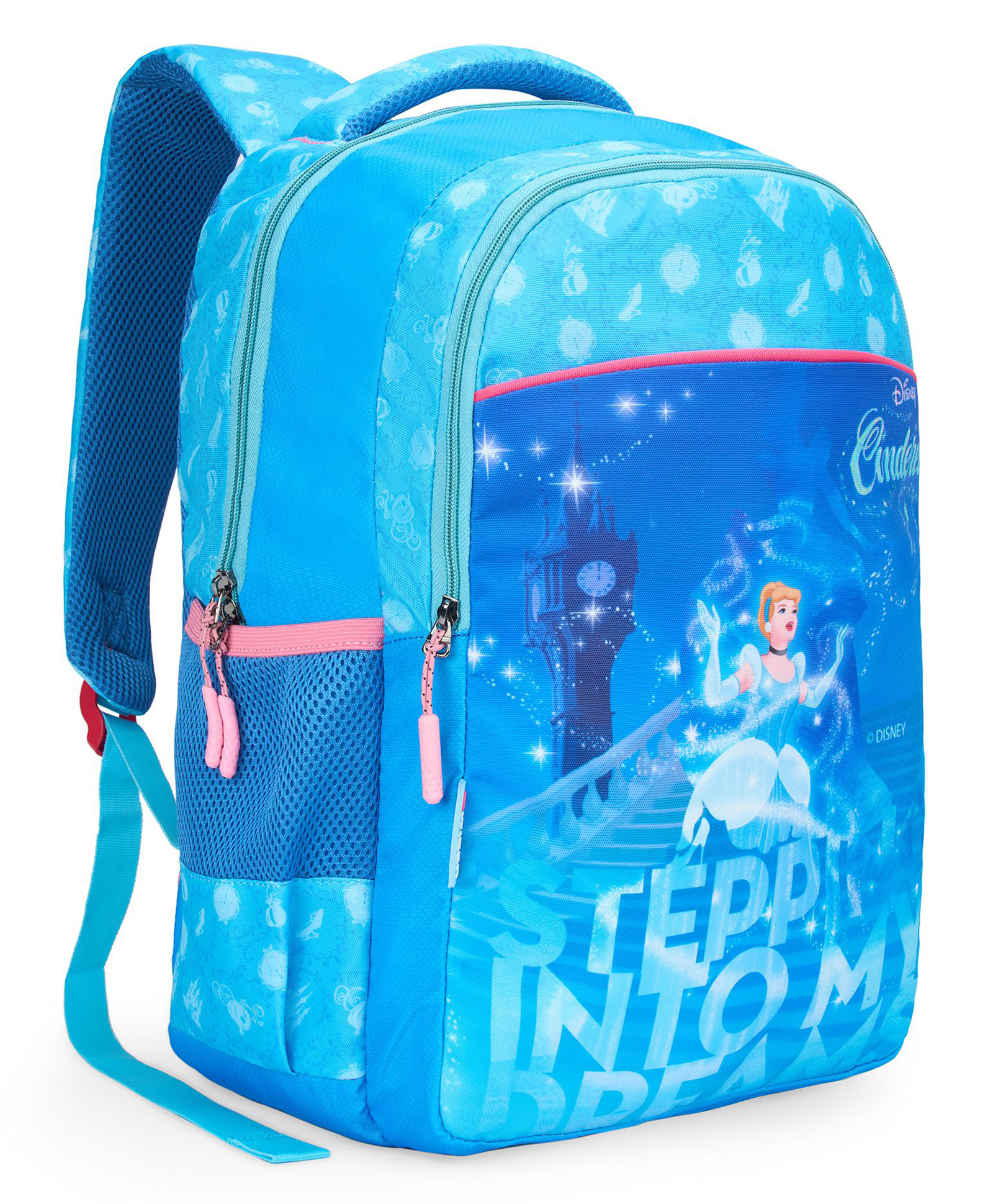CITIZEN Magic Castle 30L Kids School Bag | Durable Polyester | 1 Main Compartment with Laptop Sleeve | 2 Front Pockets | Dual Bottle Holders | Soft Padded Handle | Adjustable Straps - 20 Inches-image-29