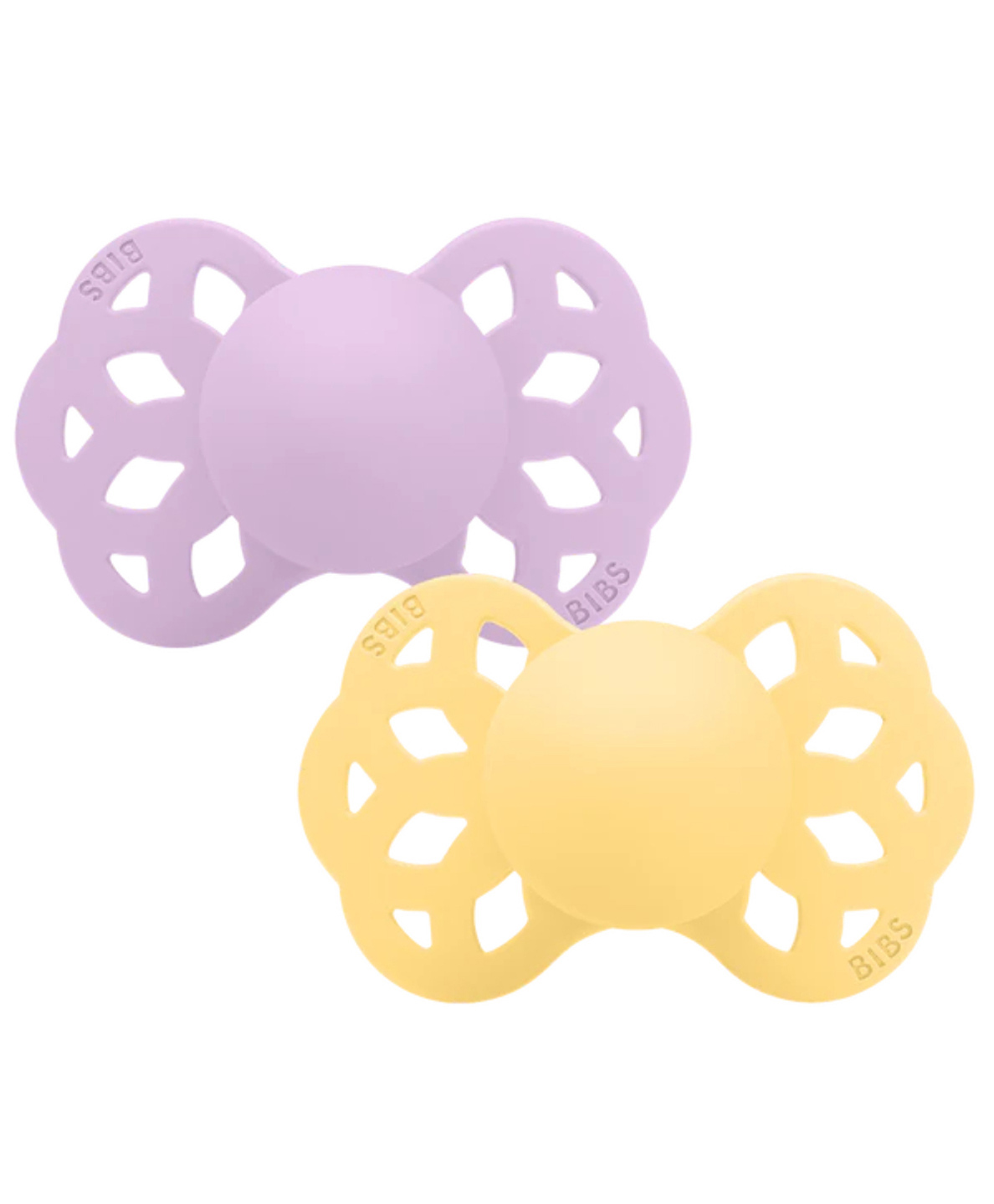 BIBS Pacifier Infinity 2 Pack Anatomical Silicone Size 1 Pale Butter/Violet Sky - 6+m-image-24