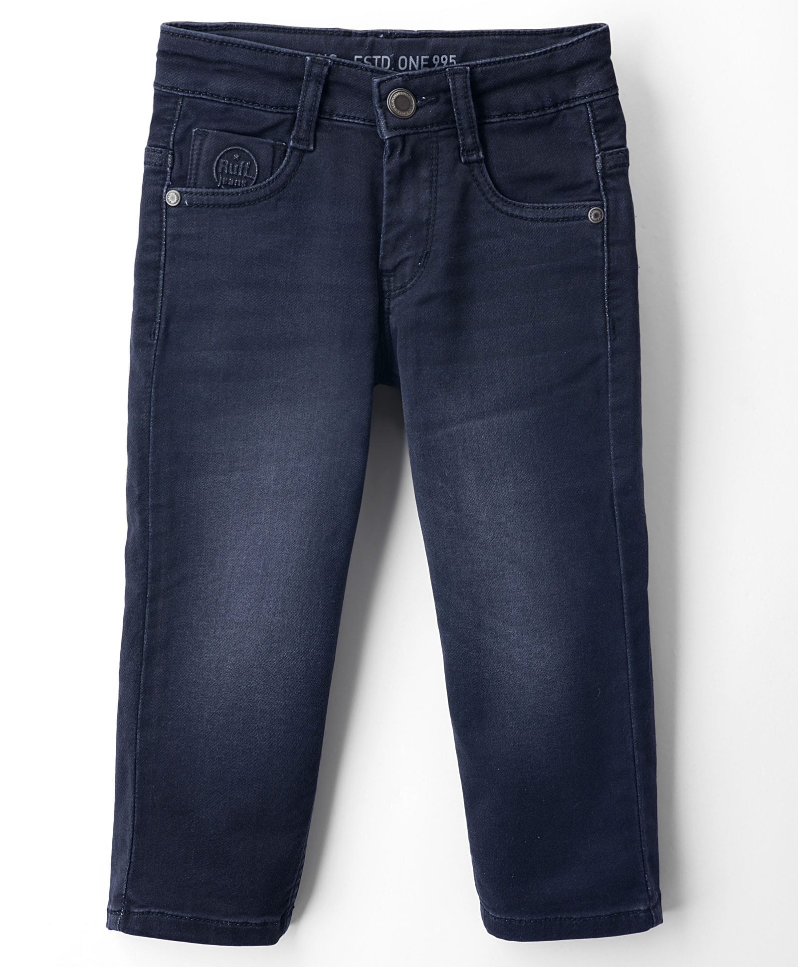 Ruff Denim Full Length Solid Colour Jeans - Black-picture-15