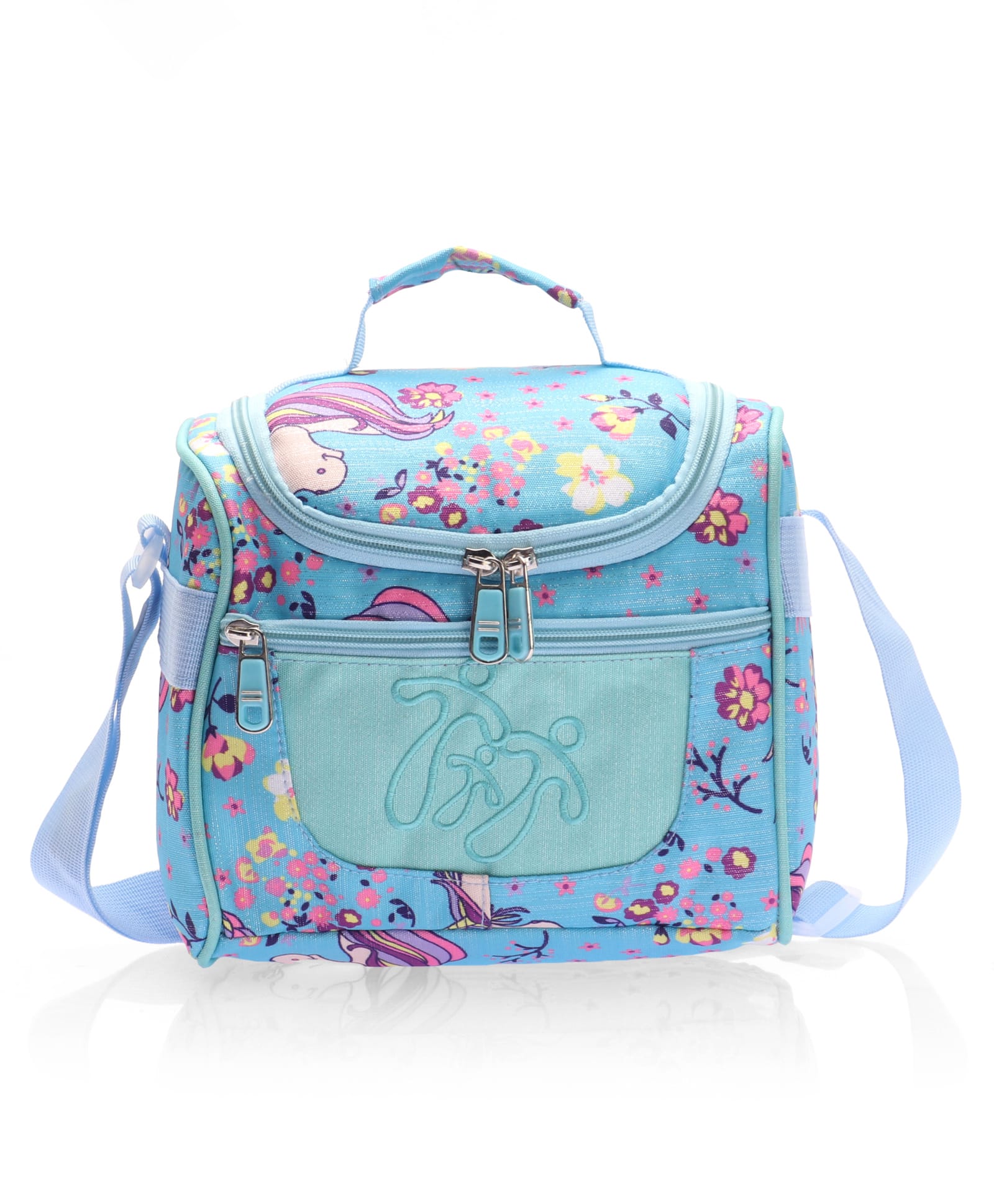 Kids Lunch Bag Water-Resistant Blue| Tiffin Bag with Spacious Compartment| Zipper Closure & Easy Carry Design for School Going Boys & Girls-image-21