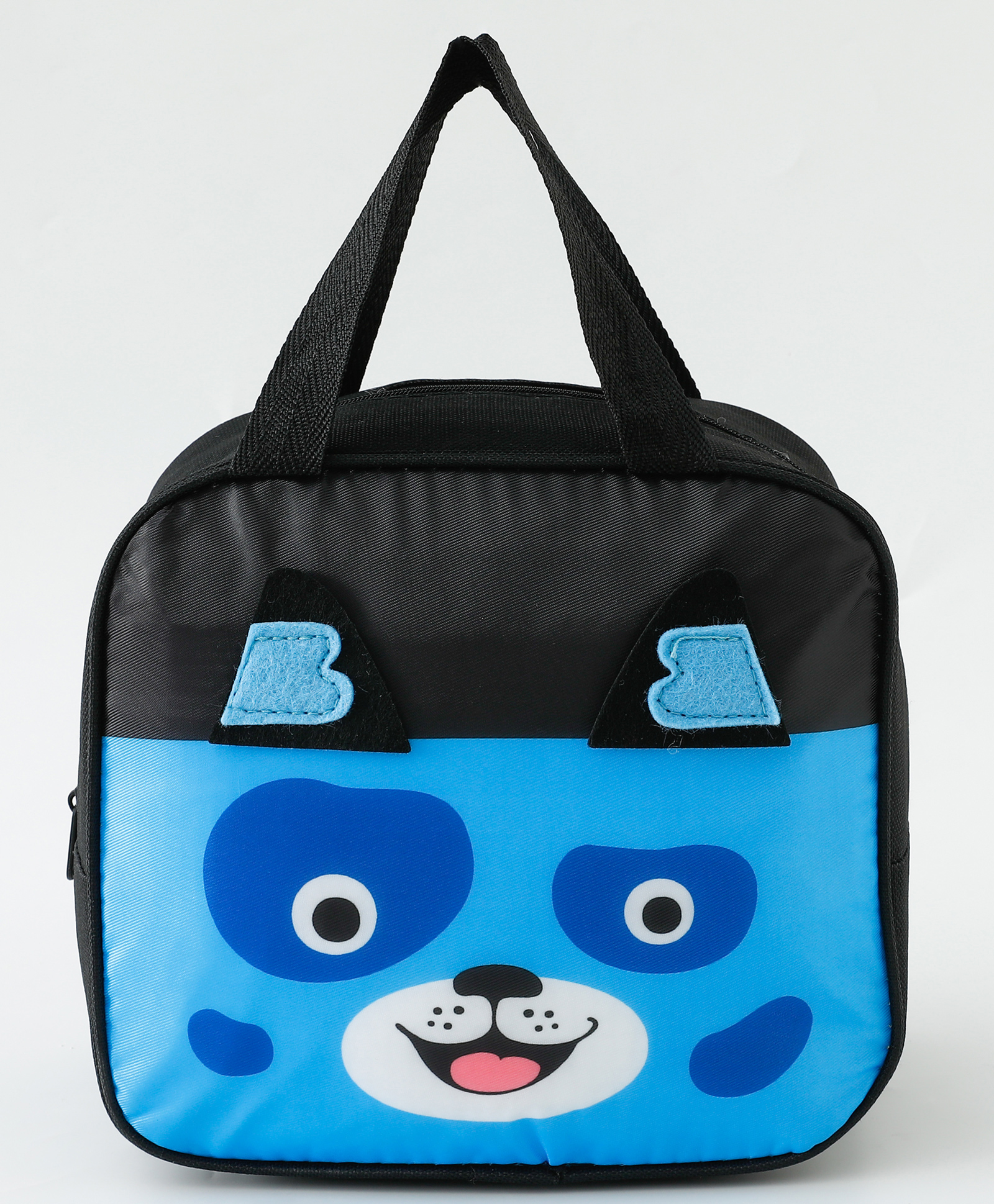 fab n funky Doggie Insulated Kids Lunch Bag Blue| Lightweight School Tiffin Carry Bag| Thermal Bag| Ideal for School, Office & Picnic-picture-21