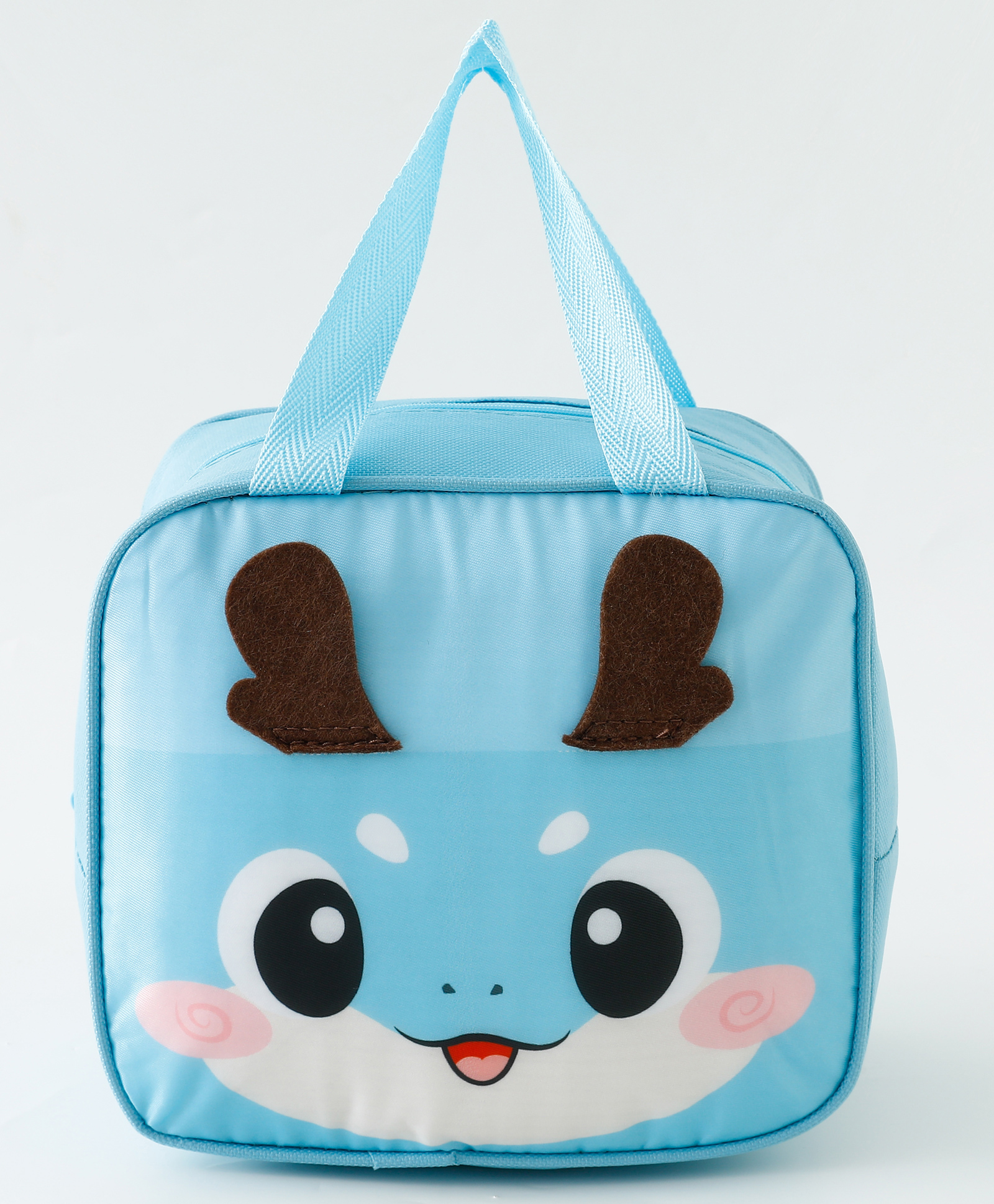 fab n funky Deer Insulated Kids Lunch Bag Light Blue| Lightweight School Tiffin Carry Bag| Thermal Bag| Ideal for School, Office & Picnic-picture-14