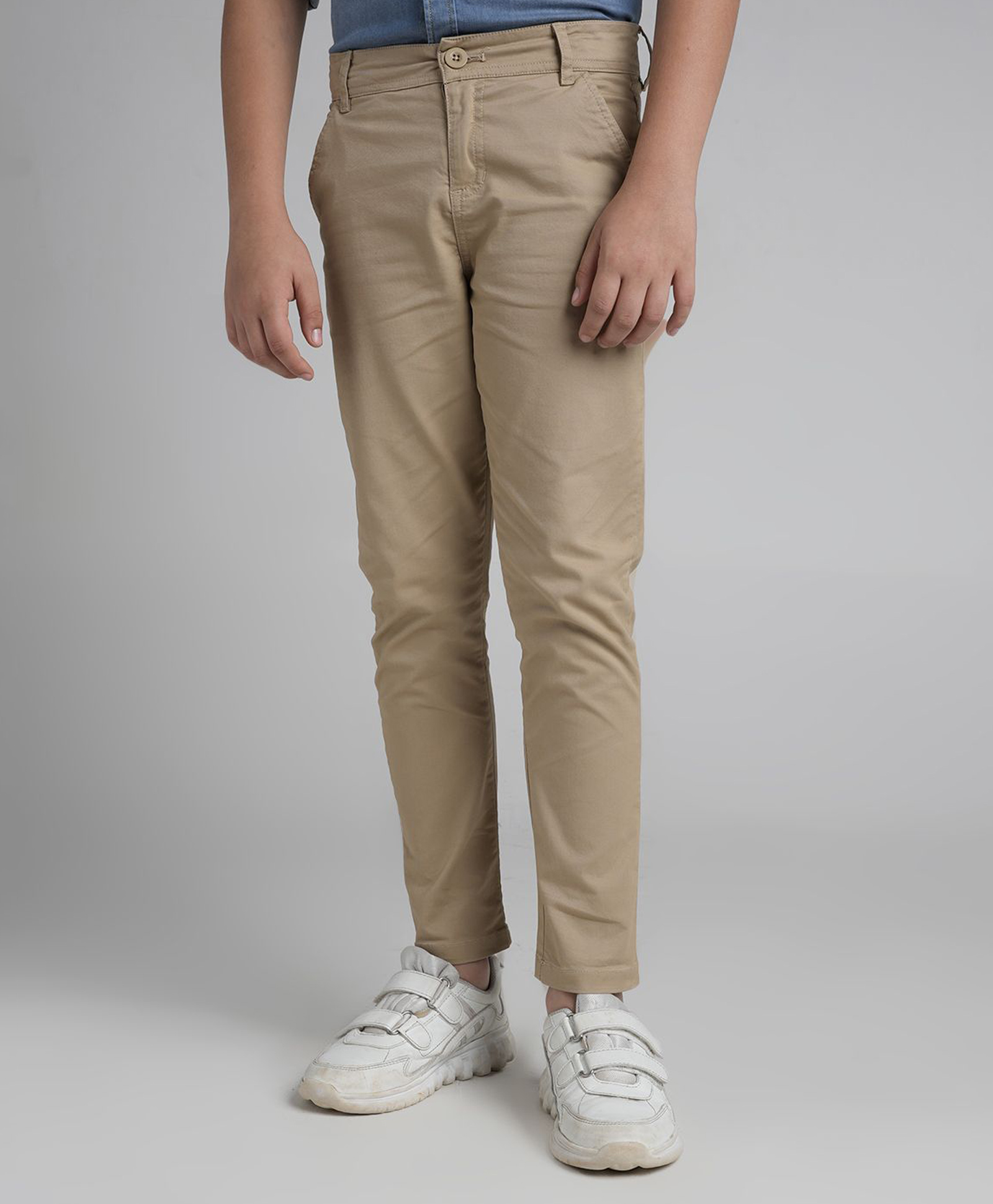 Under Fourteen Only Solid Trouser - Beige-picture-13