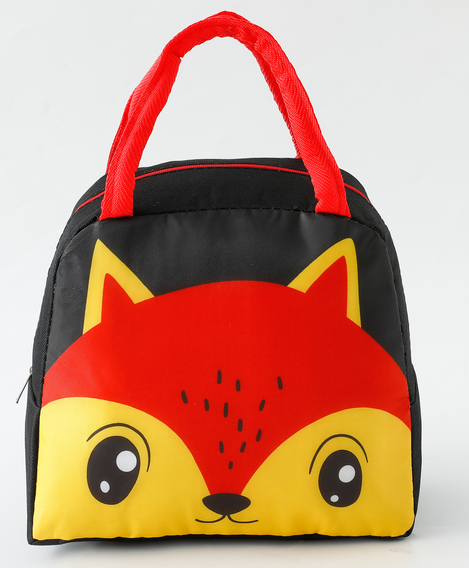 Insulated Lunch Bag for Kids Black| Thermal School Tiffin Bag| Lightweight Food Carry Bag with Handles for Boys & Girls-image-5