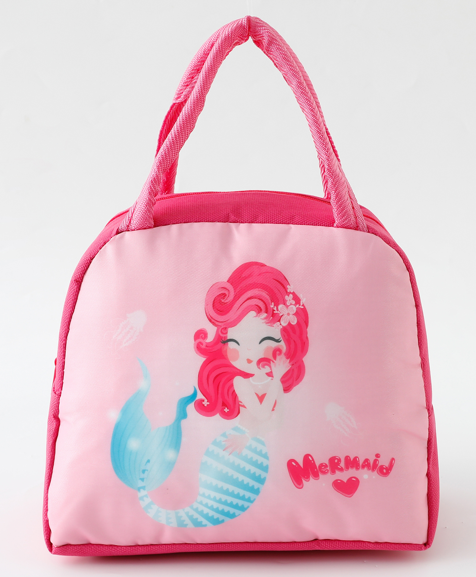 Insulated Lunch Bag for Kids Pink | Thermal School Tiffin Bag| Lightweight Food Carry Bag with Handles for Boys & Girls-image-17