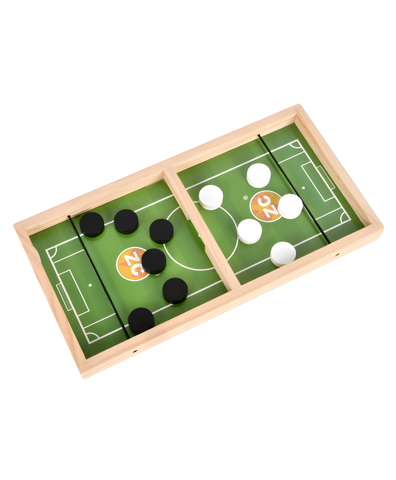 NEGOCIO Children's Fun Two-in-one Football Bouncing and Tetris Two-player Fun Board Game Wooden Toys- Pack of 1- Color May Vary-picture-25