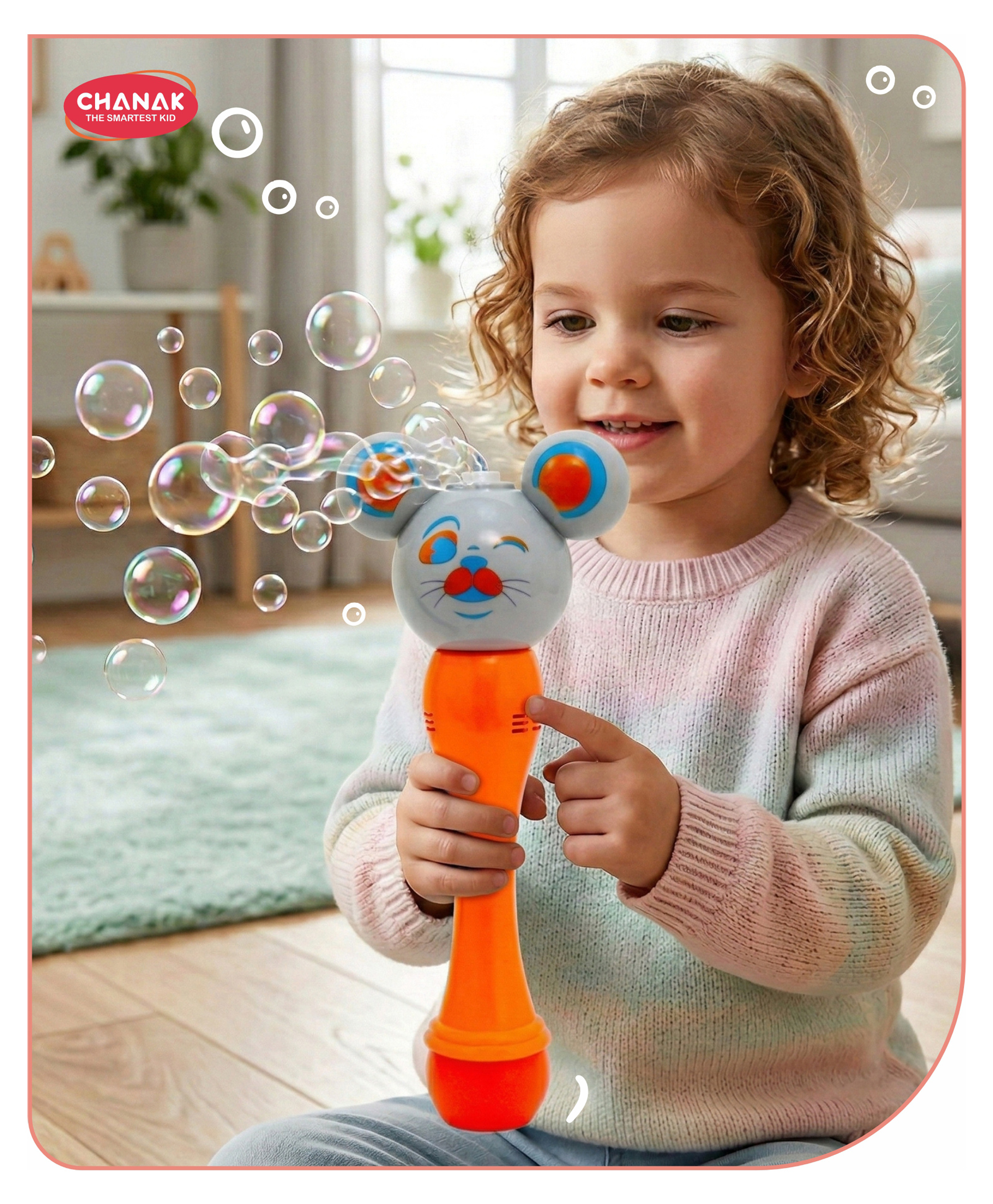 Aditi Toys Cat Face Bubble Machine Toy for Kids, Automatic Bubble Blower with Light, Bubble blast Includes 100ml Bubble Solution, Outdoor & Indoor Play For Boys Girls, (Orange)-image-40