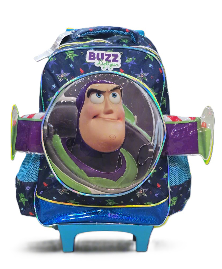 Sanjary Toy story Trolley school bag 16inch wheel for kids color design may vary - Height 16 Inches-image-37