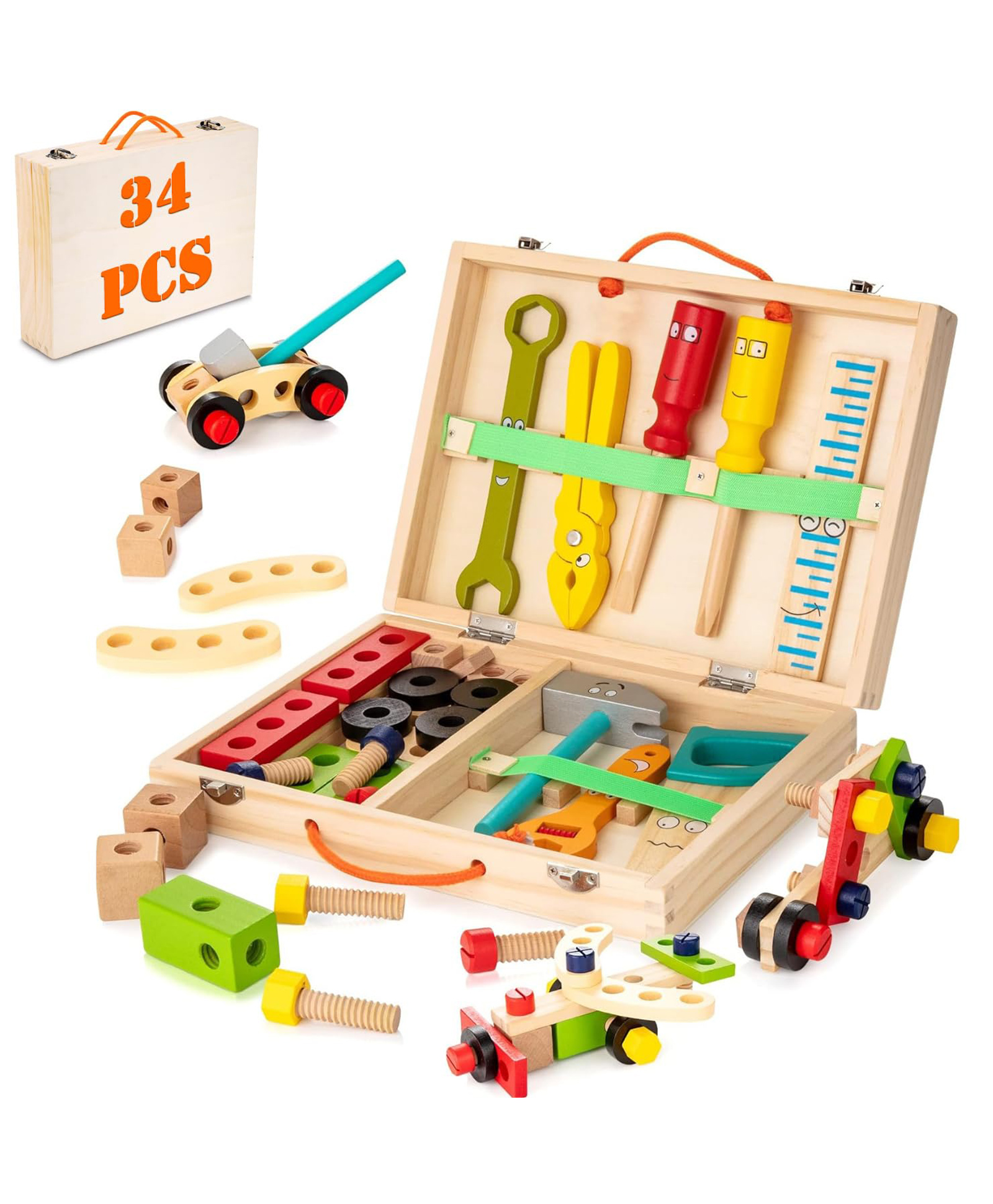 TinkerBox My First Tool Kit (with Storage Box)