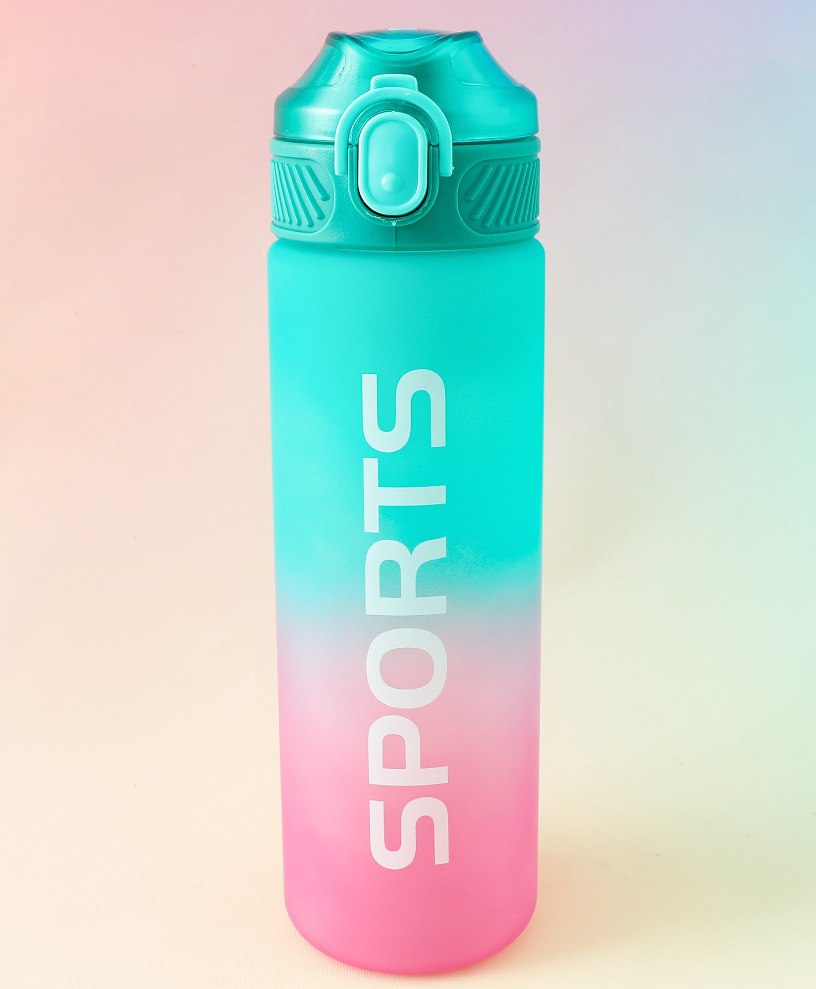 Water Bottle with Carry Strap 800 ml - Blue & Pink| BPA-Free| Leak-Resistant & Freezer-Safe| Reusable Bottle for Daily Use| School Water Bottle for Boys & Girls-image-16