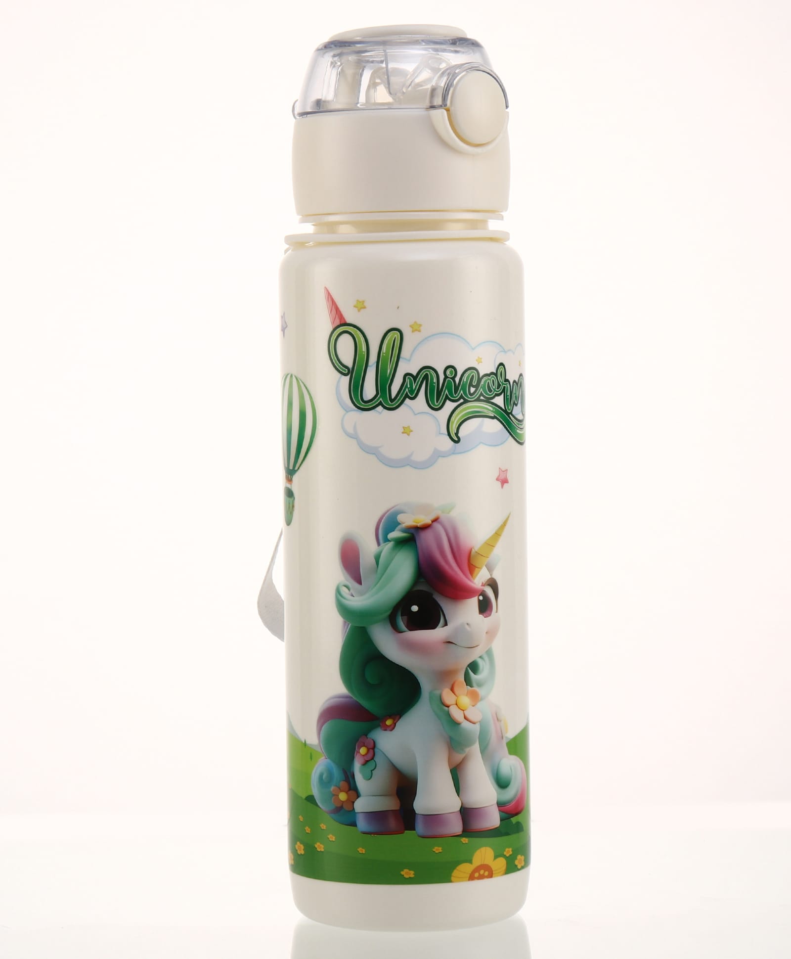 Baby Unicorn Straw Sipper Bottle 700ml White| BPA Free| Leak-Resistant & Freezer Safe| Ideal for School, Home & Travel| for Boys & Girls-image-32