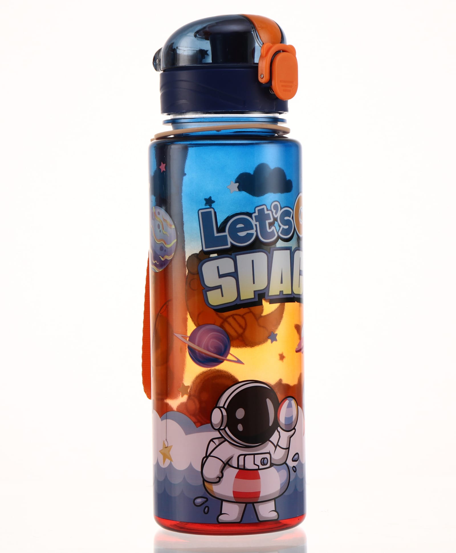 Lets Go Space Bottle 700ml - Blue| BPA Free| Leak-Resistant & Freezer Safe| Ideal for School, Home & Travel| for Boys & Girls-image-9