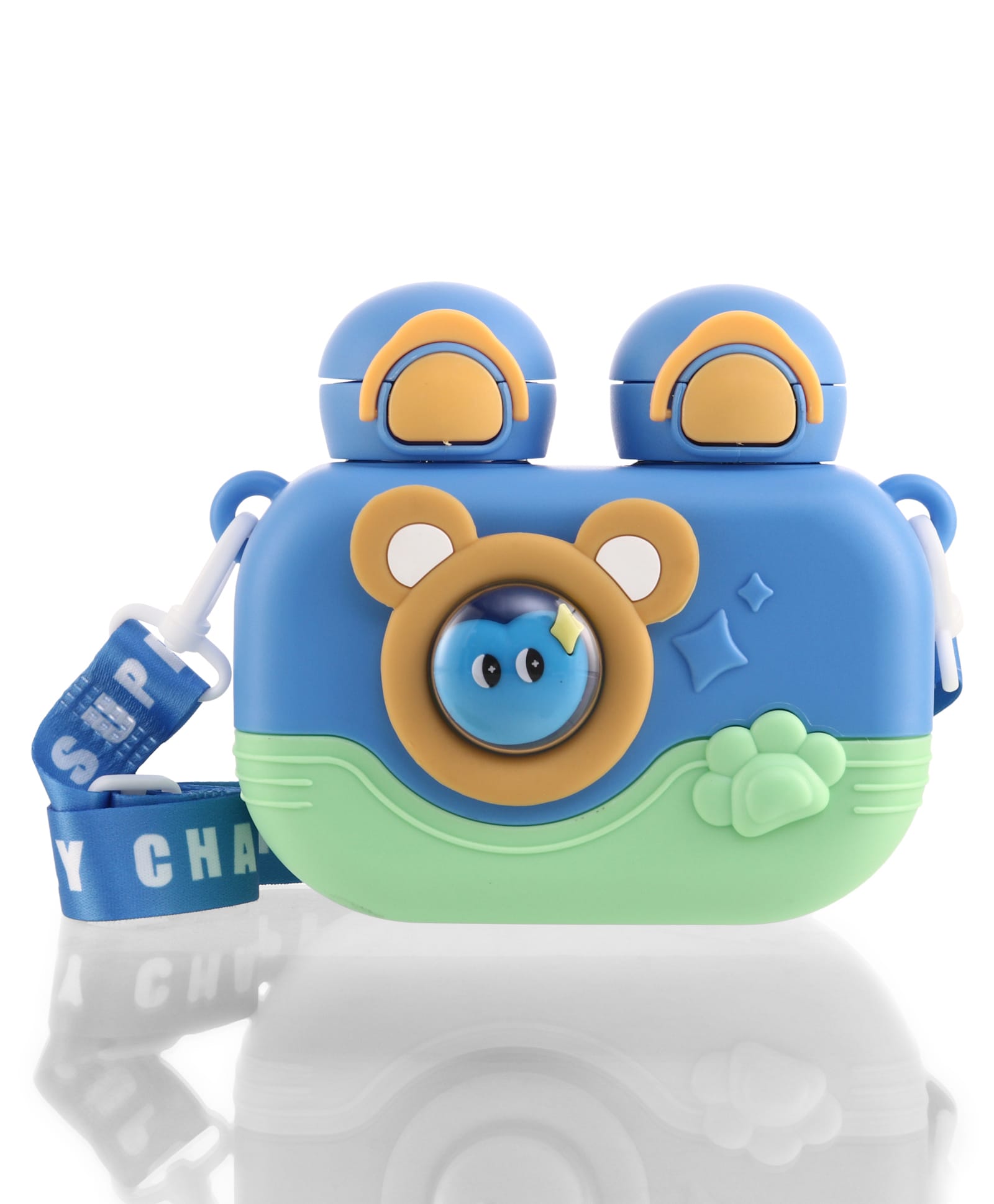 Bear Straw Sipper Bottle 700ml - Blue Green| BPA Free| Leak-Resistant & Freezer Safe| Ideal for School, Home & Travel| for School Going Boys & Girls-image-15
