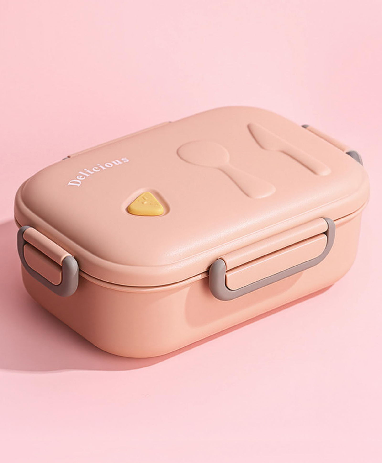 Baybee Lunexa Lunch Box for kids with 3 Compartment | BPA Free, Food Grade Leak Proof Tiffin Box for School, Picnic & Outdoor | Hot Microwave Safe Food Container Lunch Box - Boys & Girls 1040ml (Pink)-image-16