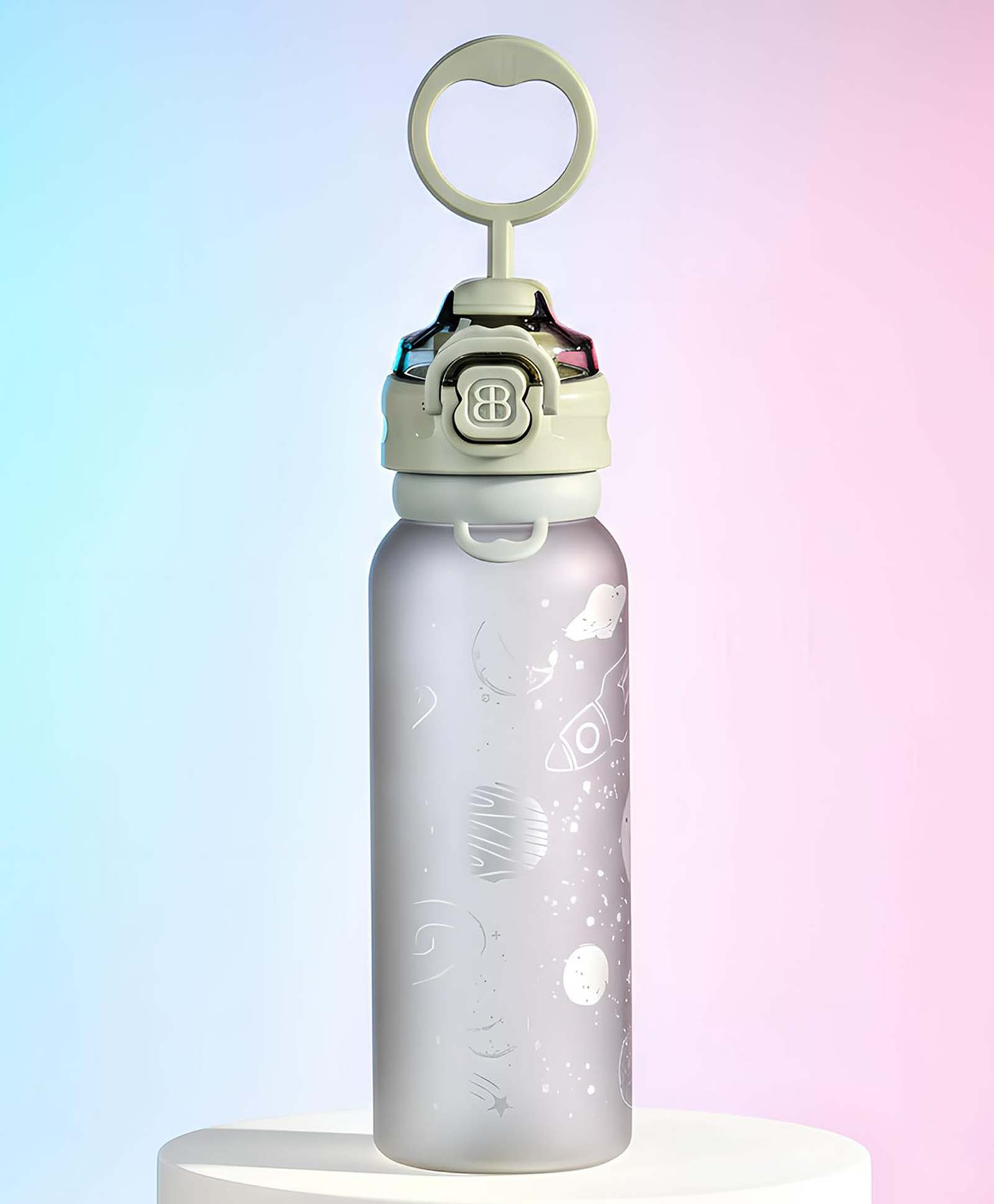 Baybee 2 in 1 Baby Sipper Bottle for Kids, Anti-Spill Sippy Water Bottle- BPA Free |Sippy Baby Bottle Sippers 900ml | Sipper Water Bottle for Kids, Babies Infants & Toddlers 6 Months to 10 Year (Grey)-picture-32