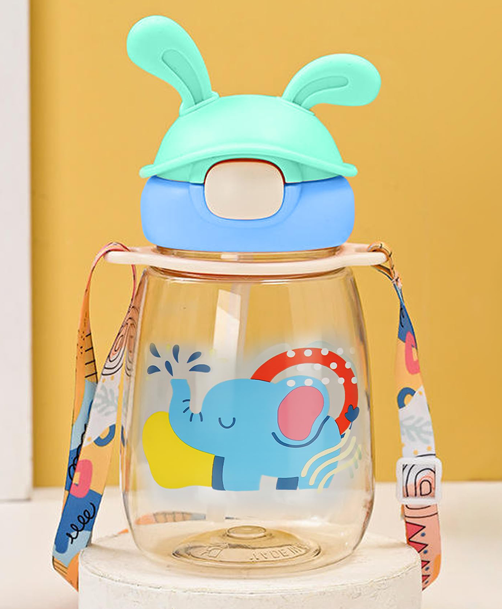 Baybee Zippy 540 ml Sipper Bottle for Kids | BPA Free Anti-Spill Sippy Bottle | Drinking Training Water Bottle for School Kids with Soft Silicone Straw | Sipper Bottle for Infants & Toddlers (Blue)-image-45