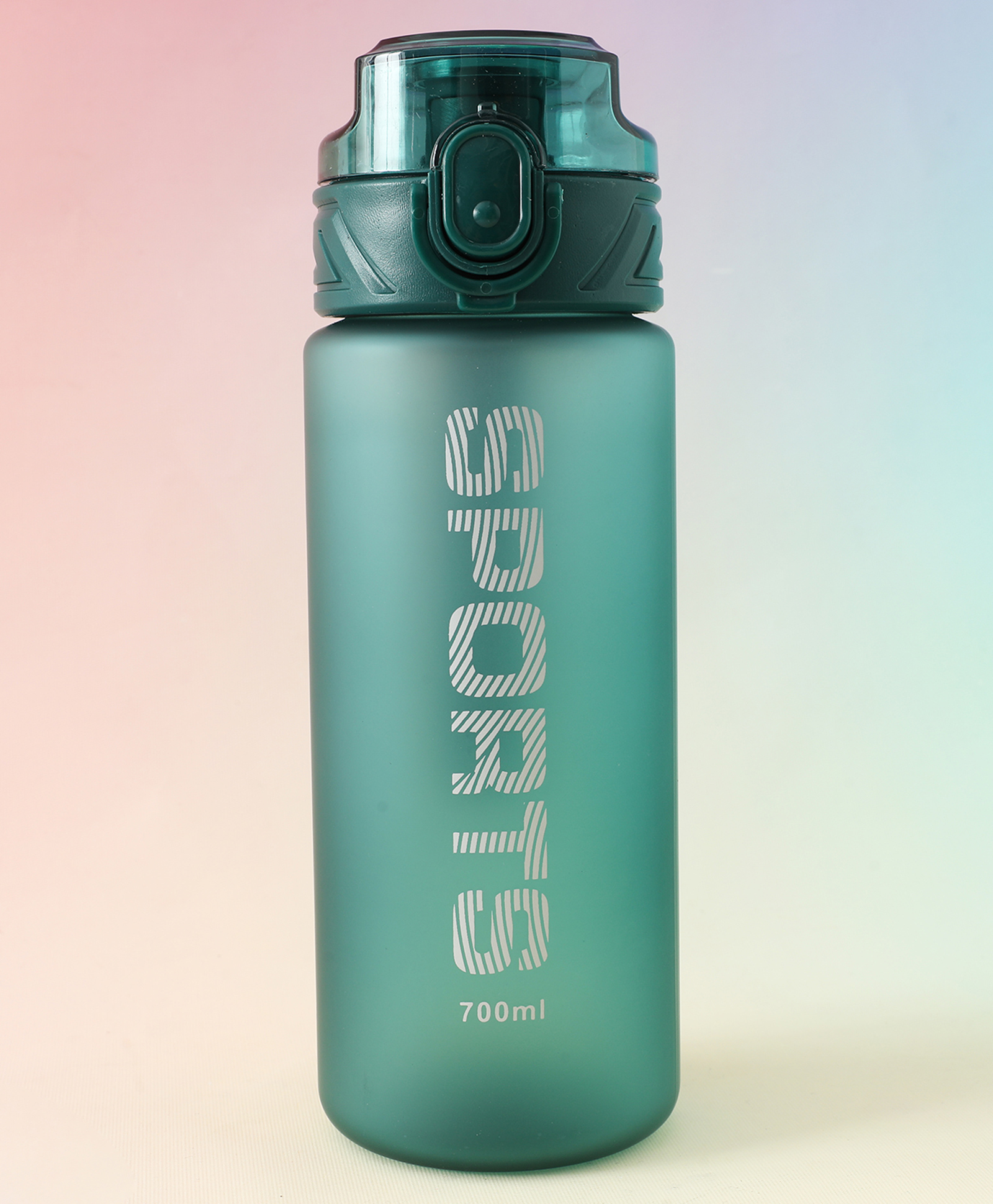Sports Water Bottle 700 ml - Green| BPA Free, Freezer Safe & Leak-Resistant| Reusable Drinking Bottle with Flip Lid & Carry Strap for Gym, School & Travel-image-34