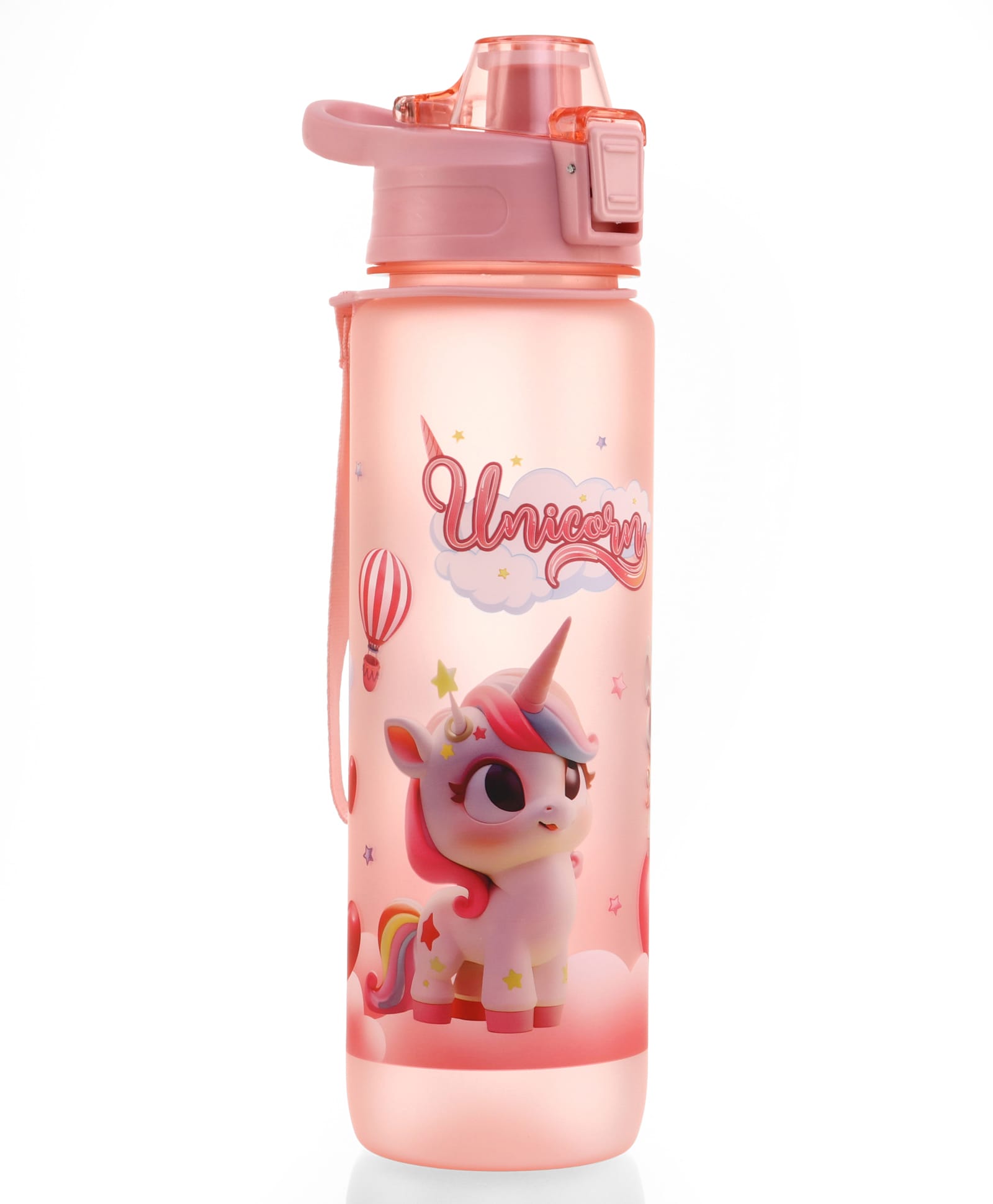 Unicorn Kids Straw Sipper 1000 ml - Pink| Stylish Flip Cover| BPA Free| Ideal for School, Home & Travel| School-going Boys & Girls| Lightweight & Leak Resistant-image-34