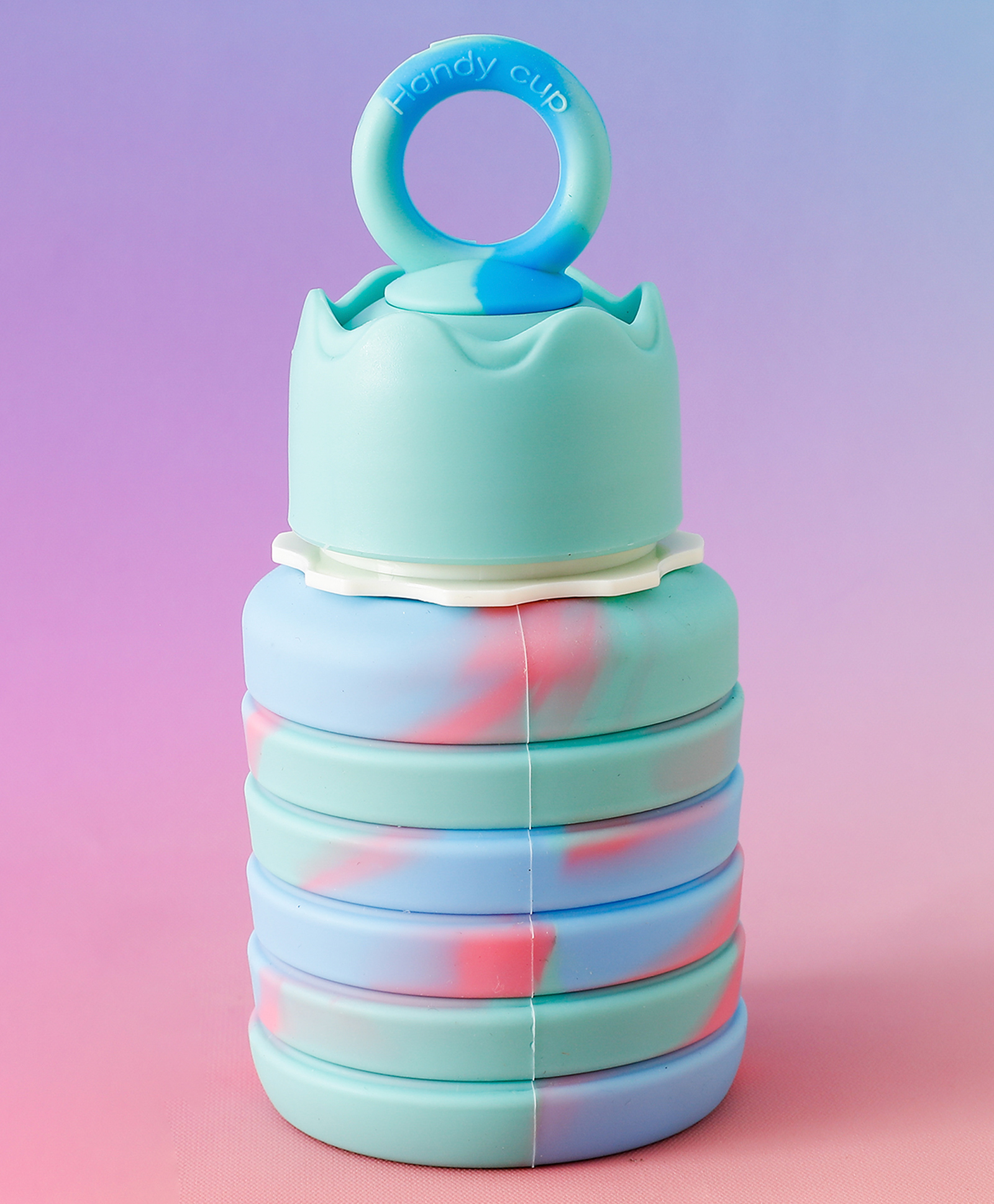 Collapsible Silicone Water Bottle 500ml - Green| BPA-Free| Leak Resistant Travel Bottle| Stylish Carabiner| Ideal for Sports, Hiking, Gym & School| School Bottle for Boys & Girls-image-7