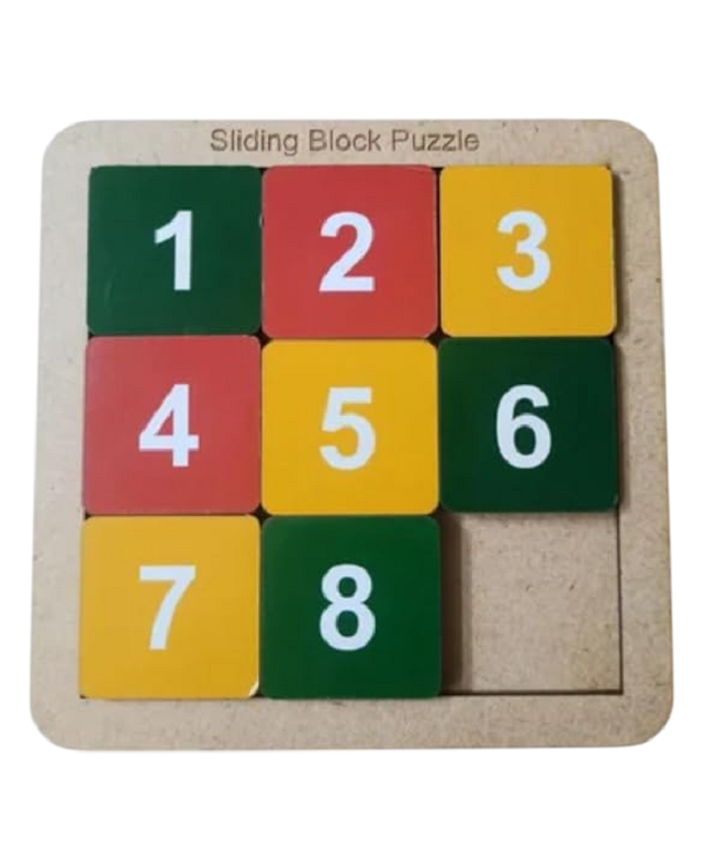 Enorme Educational Montessori 1-8 Number Sorting Brain Teaser Sliding Block Puzzle Toy for Kids & Adults-image-13