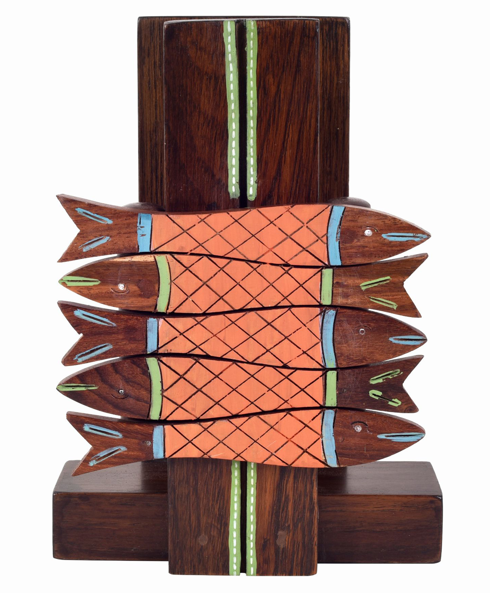 AAKRITI ART CREATIONS Something's Fishy Towel Holder-image-8