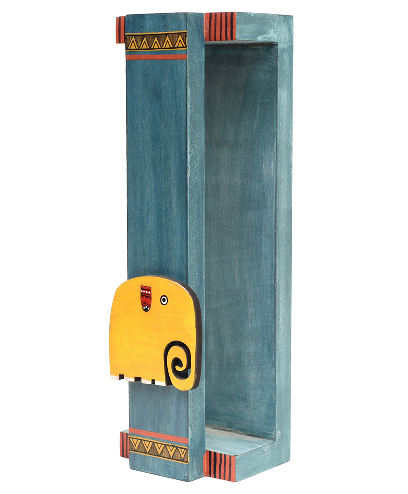 AAKRITI ART CREATIONS Happy Elephant Wall Mounted Towel Rack-image-4