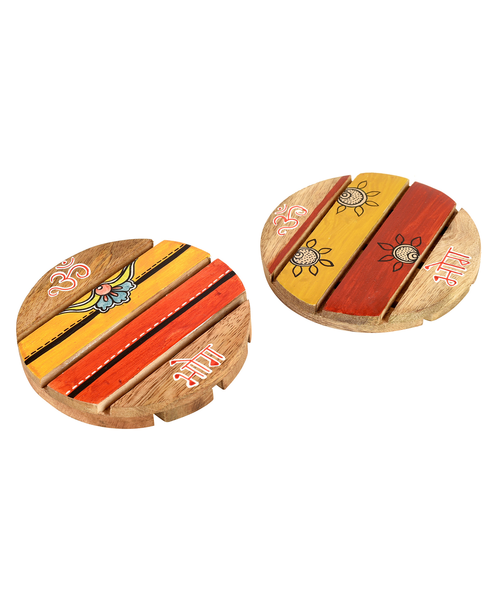AAKRITI ART CREATIONS Bhog Chowki Round So2-picture-18