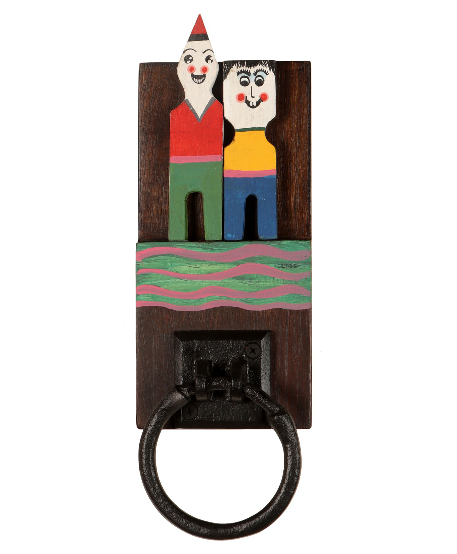 AAKRITI ART CREATIONS Tidy Me' Wooden Towel Hanger-image-9