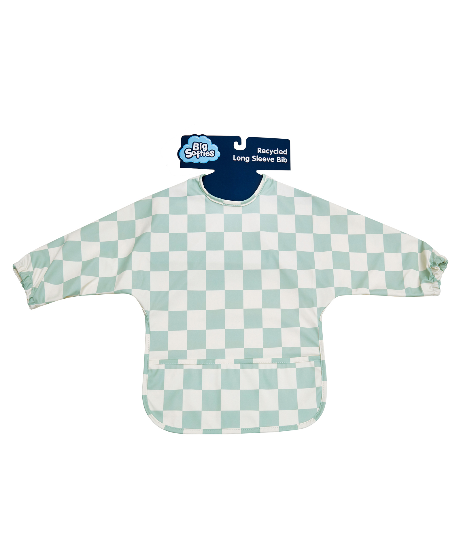 Big Softies Recylced Long Sleeve Bib - Sea Green-picture-24