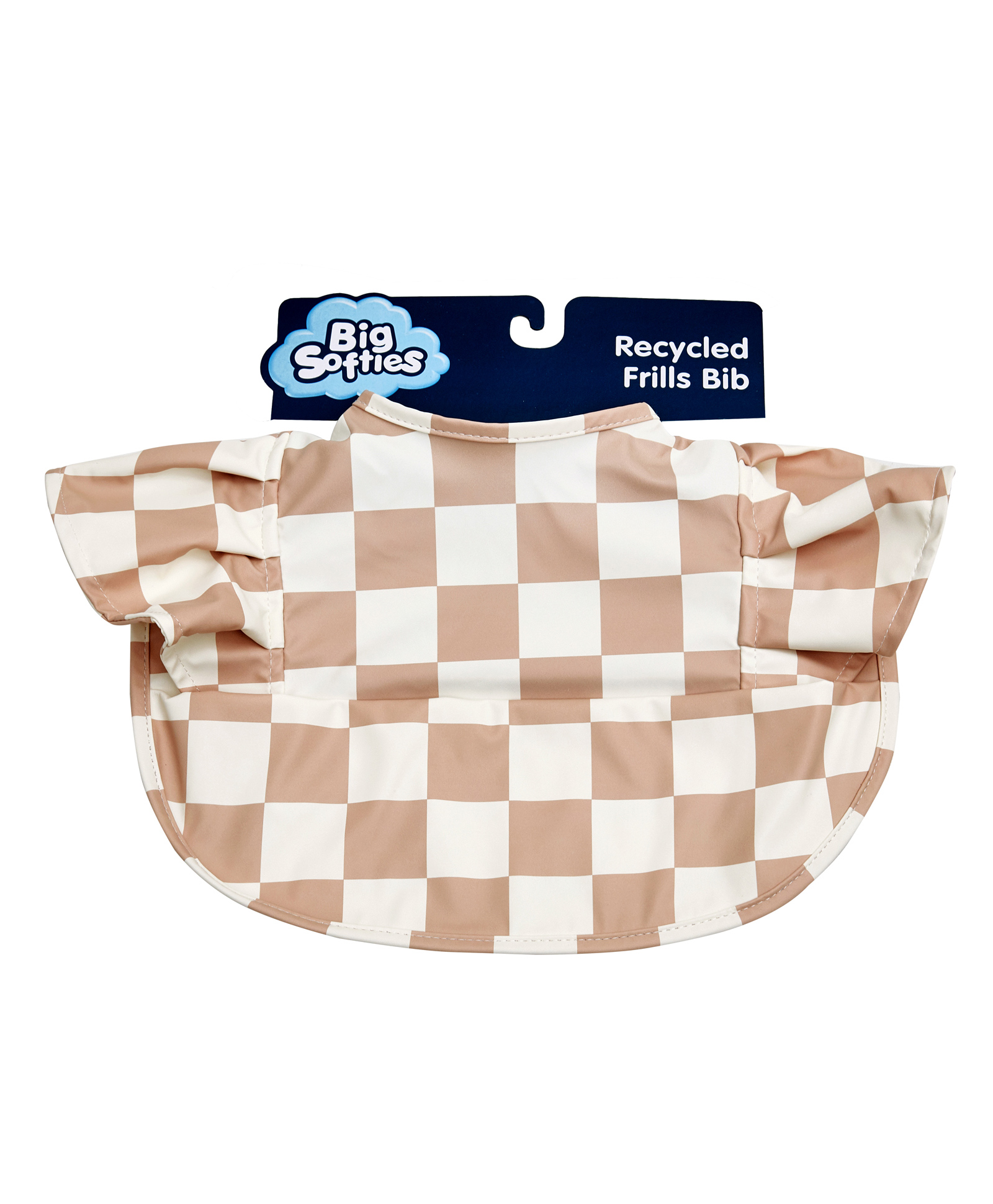 Big Softies Recycled Frill Bibs - Brown-picture-17