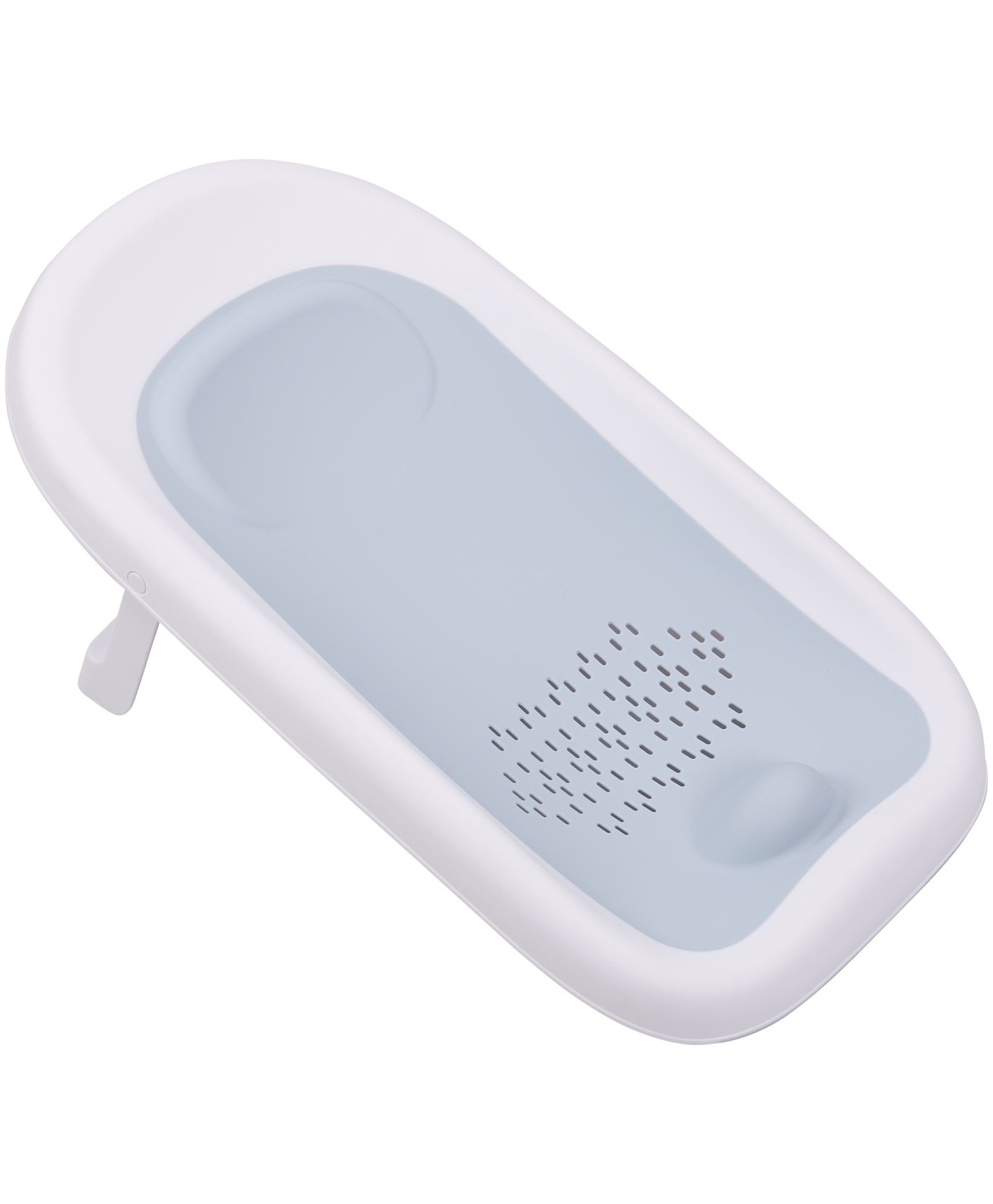 fab n funky Foldable Baby Bath Lounger for Newborns & Infants Blue| Ergonomic Anti-Slip Bath Support Seat| 3 Recline Positions| Breathable Quick-Dry Mesh| Lightweight & Compact Bathing Support-picture-39