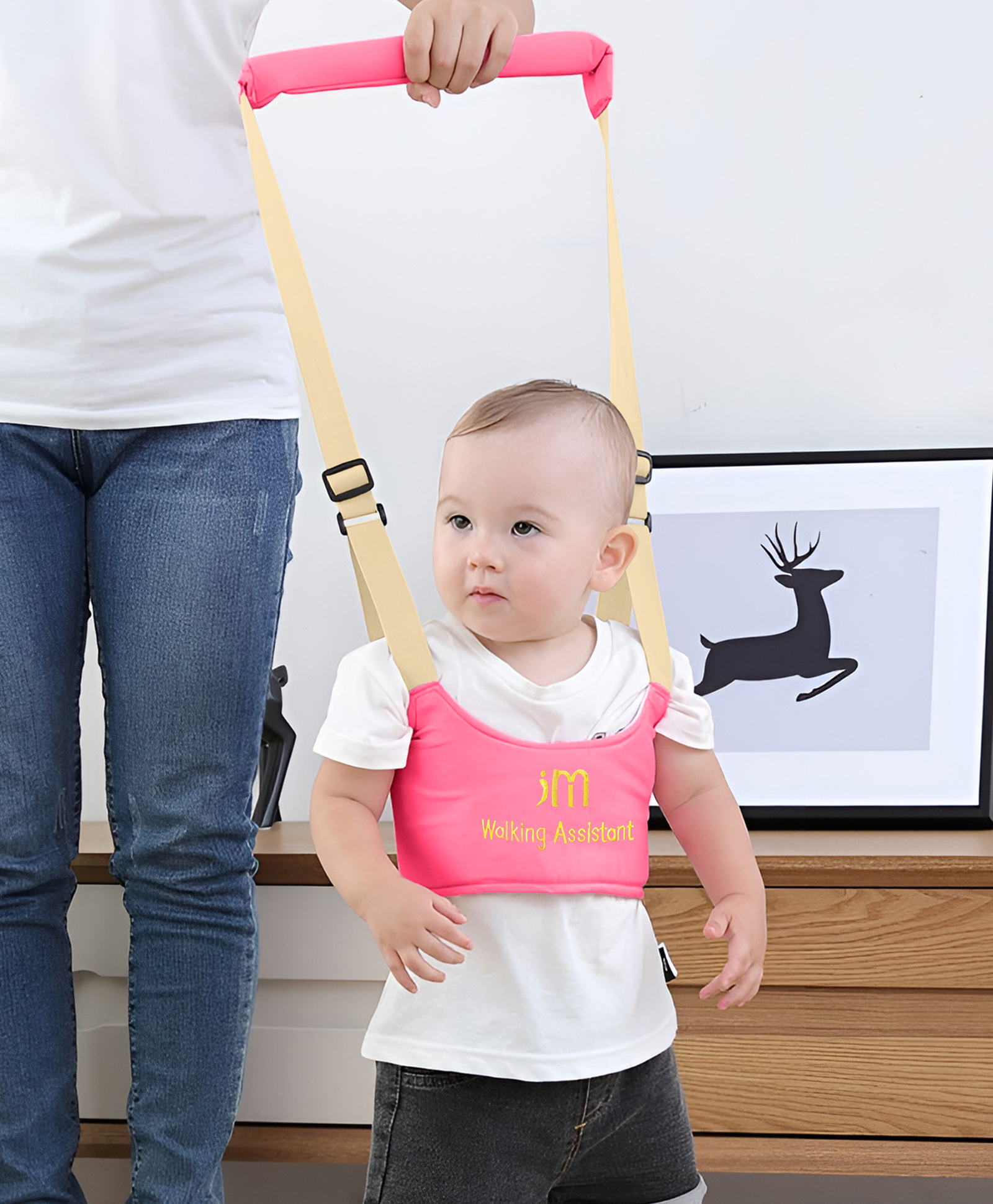 Bembika Handled Walking Assistant Belt - Pink-picture-7
