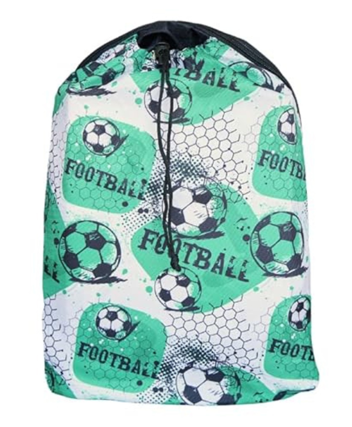Echo Boomers Football Print Backpack Mint color Height 15 Inch-image-47