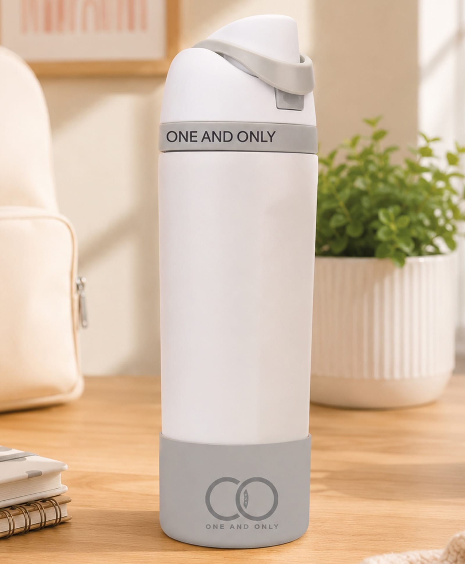 One and Only White 550ml Stainless Water Bottle-picture-16