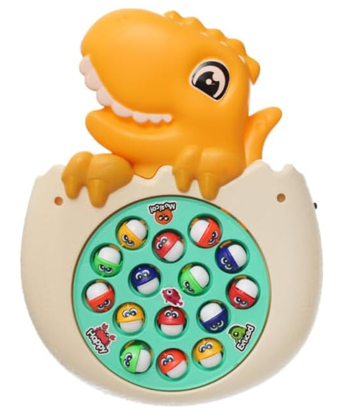 AKN TOYS Dinosaur Shaped Cheerful Contains Music to Develop Focus Skills and Add More Entertaining for Kids - Pack of 1 - ( Color and Design May Vary )-image-40