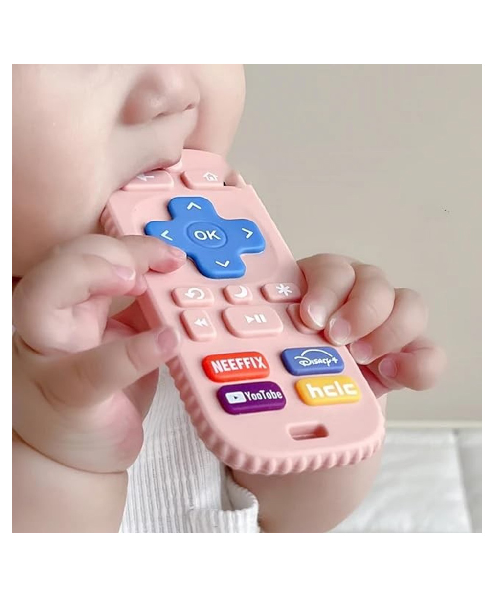 AKN TOYS Silicone Baby Teething Toys, BPA Free TV Remote Control Shape Teething Toys-image-28