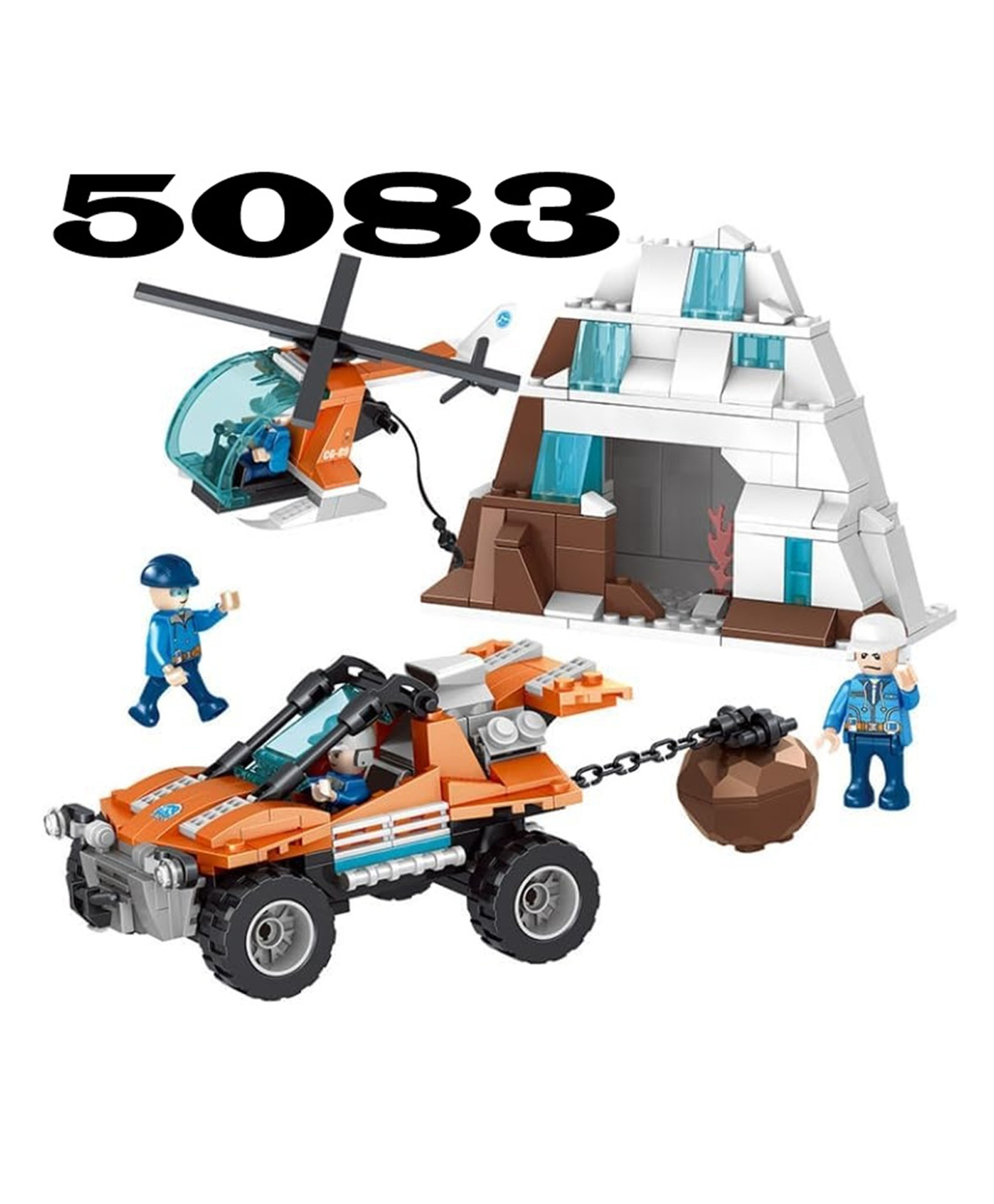 AKN TOYS Edducational City Police Capturer Building Blocks Bricks Stem Toy for Kids- 368 Pc - Pack of 1 - ( Color May Vary )-image-8
