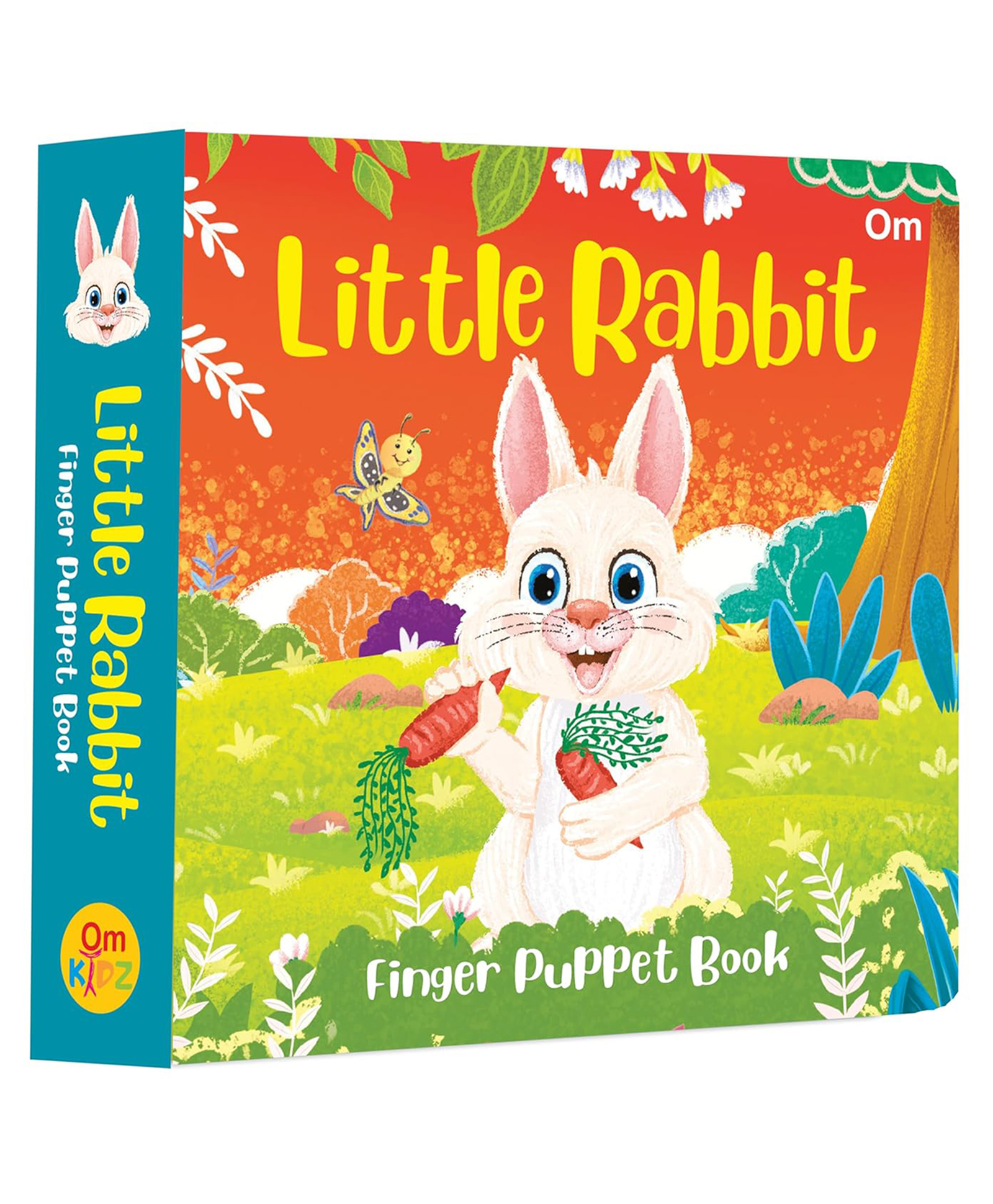 Little Rabbit Finger Puppet Book - Fun Activities Board books for Kids Picture Book [Board book]-image-1