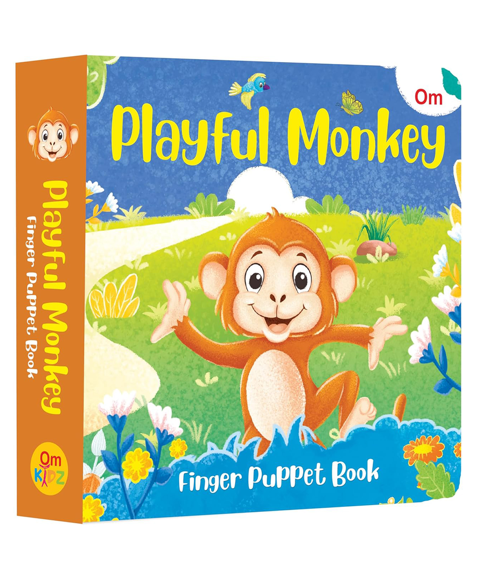 Playful Monkey Finger Puppet Book - Fun Activities Board books for Kids Picture Book [Board book]-image-11